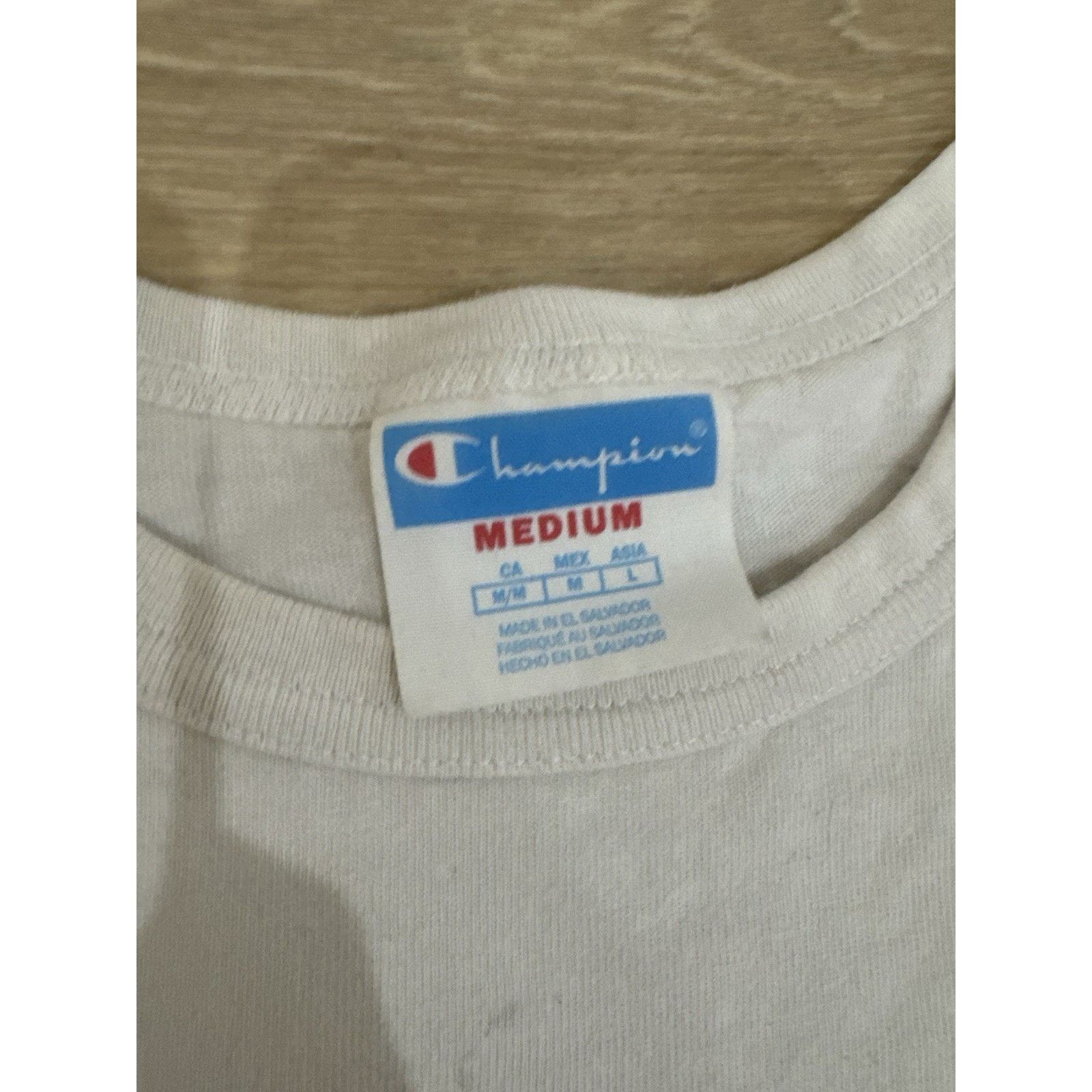 Champion Champion Knuckles Spellout T-Shirt White Heavy Weight RARE Size US M / EU 48-50 / 2 - 3 Thumbnail