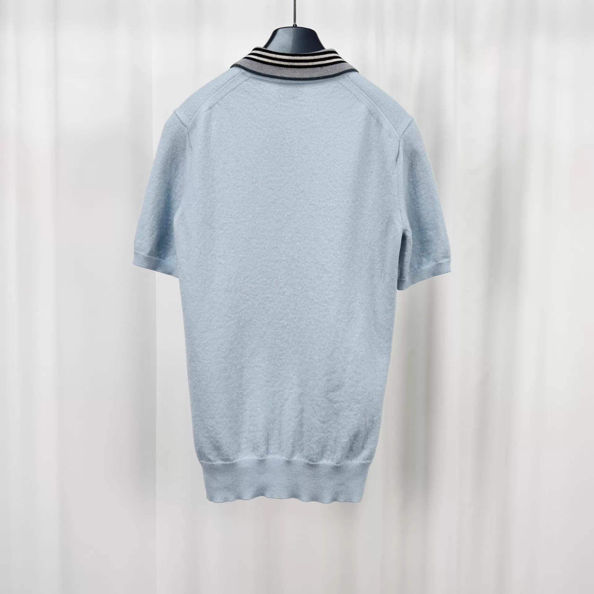 Burberry Burberry Embroidered Polo Wool Knit SS M 95 New Size US M / EU 48-50 / 2 - 2 Thumbnail