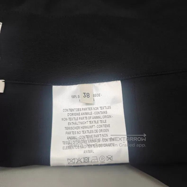 Hermes Hermes Black Metal Ring Belted Silk Skirt Size 25" / US 0 / IT 36 - 6 Thumbnail