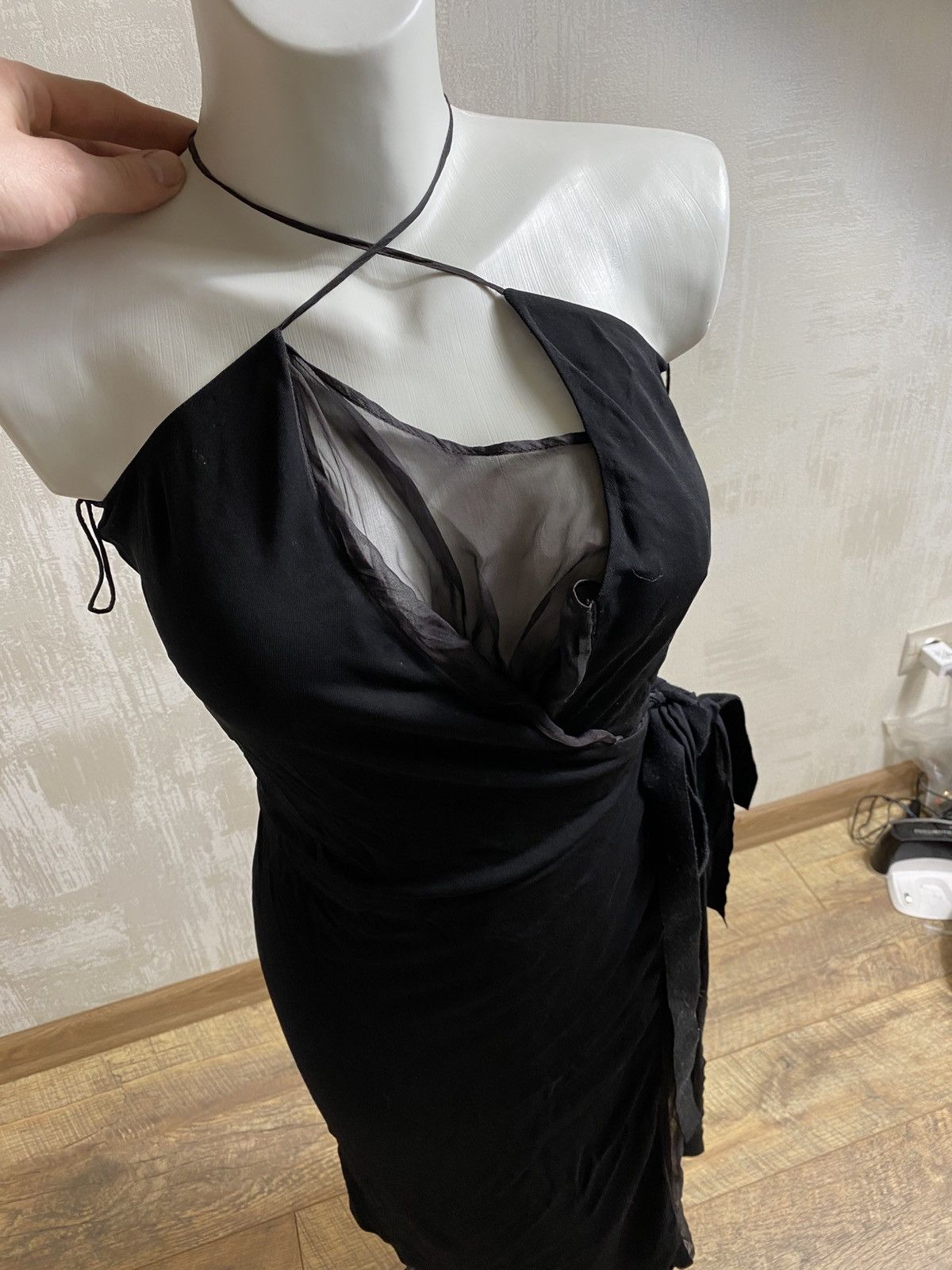 Jean Paul Gaultier Jean Paul Gaultier Archive Silk Mesh Wrap Dress Italy Size M / US 6-8 / IT 42-44 - 4 Thumbnail
