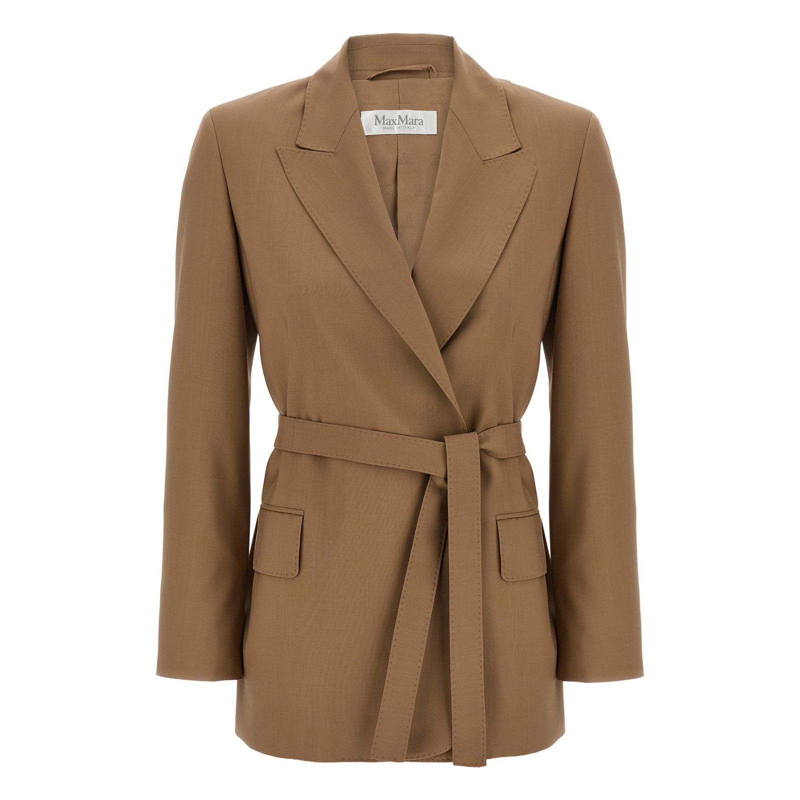 Max Mara MAX MARA Talento Brown Cotton Blazer Jacket New And Authenti Size M / US 6-8 / IT 42-44 - 1 Thumbnail