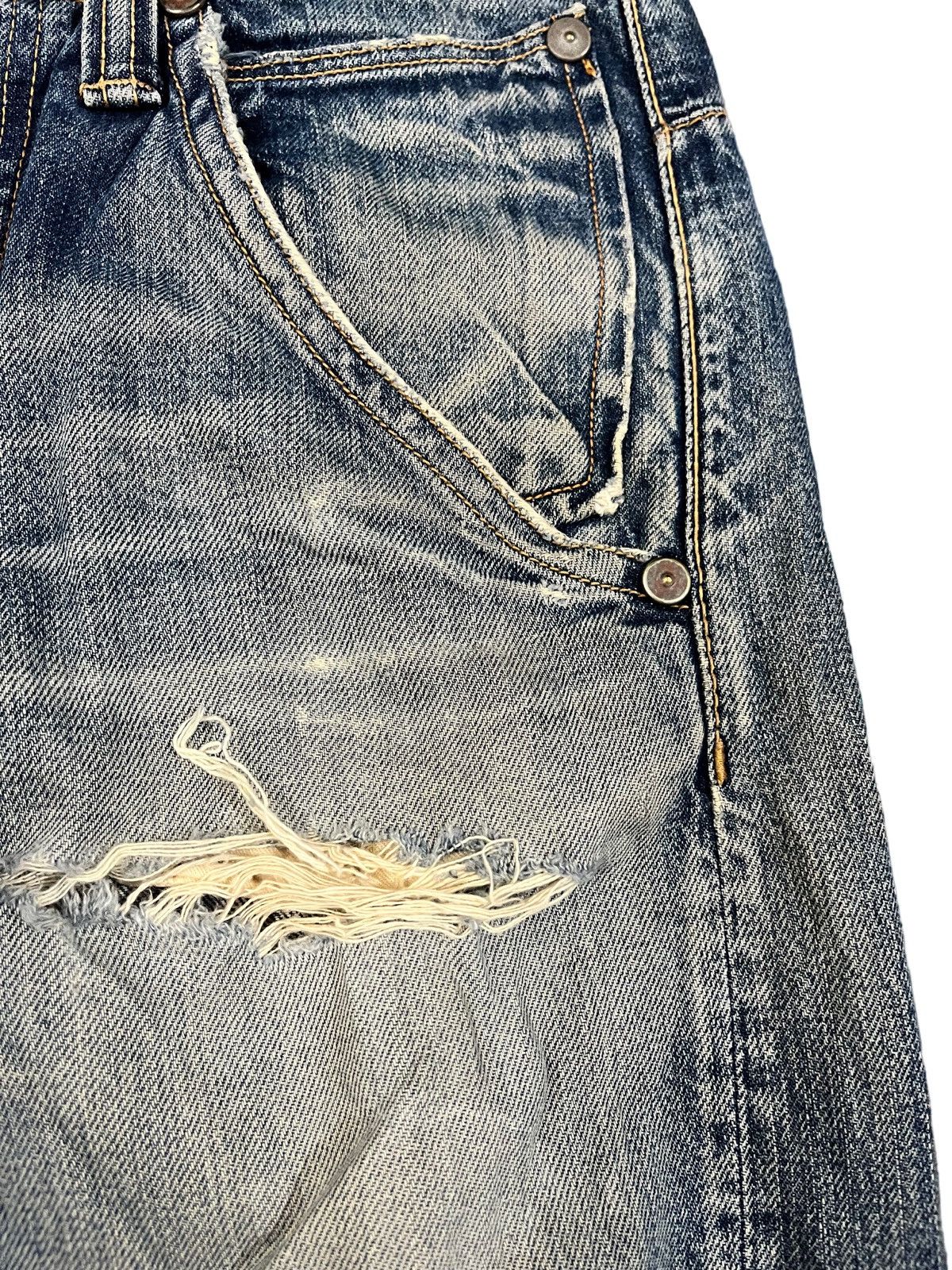Japanese Brand × Spellbound × Vintage Vintage SpellBound Punk Curvy Leg Denim Size US 30 / EU 46 - 3 Thumbnail