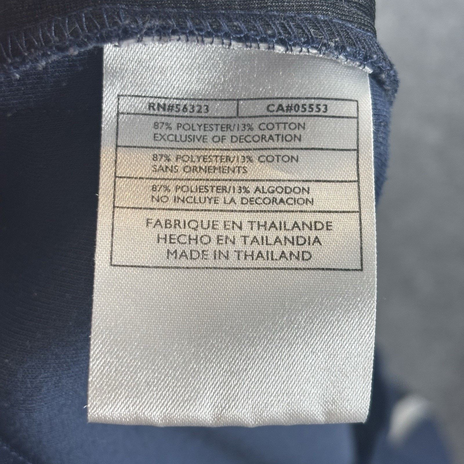 Nike Vintage Nike Sweatpants Large Navy Blue Ankle Zip Grey Tag Size US 38 / EU 54 - 9 Thumbnail