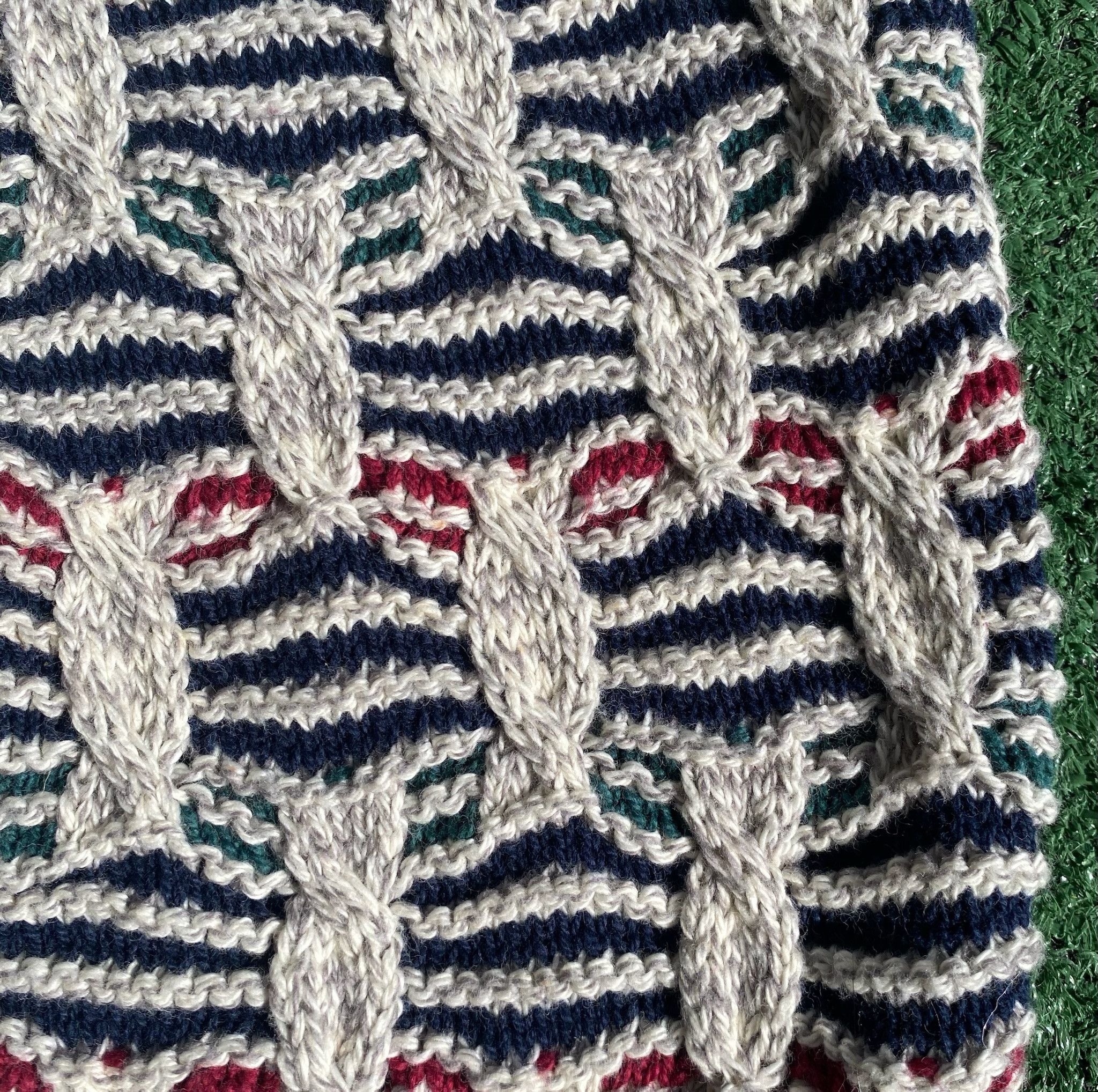 Vintage Vintage 90’s Textured Knit Sweater Men's Size XL USA Made Size US XL / EU 56 / 4 - 6 Thumbnail