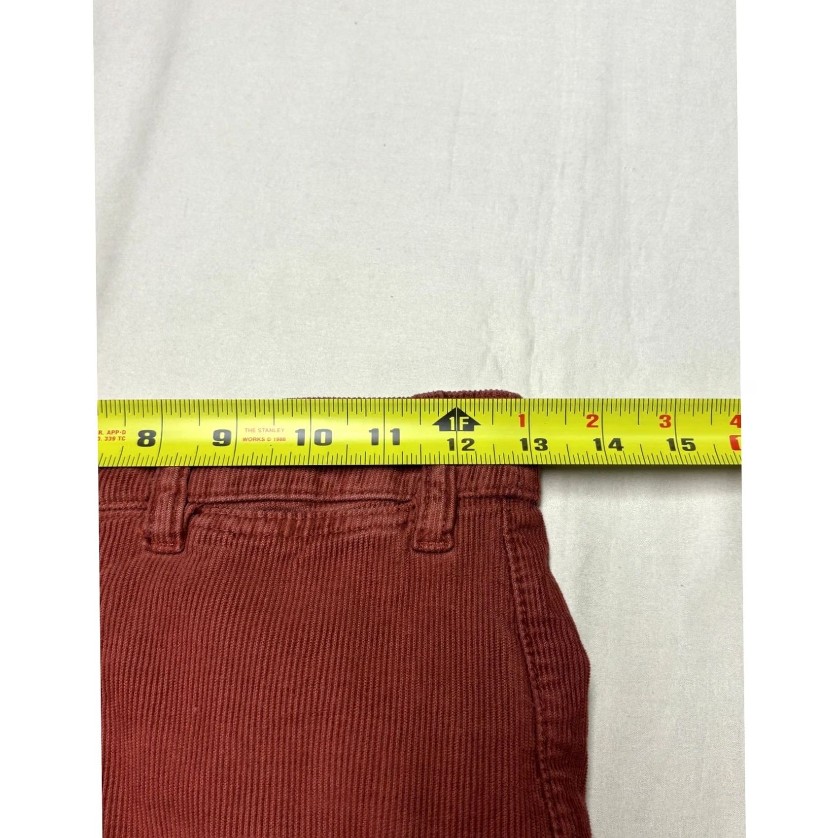 Marine Layer Marine Layer Allison Corduroy Pants Women 2 W26 L26 Rust Red Wide Leg Button Fly Size 26" / US 2 / IT 38 - 7 Thumbnail