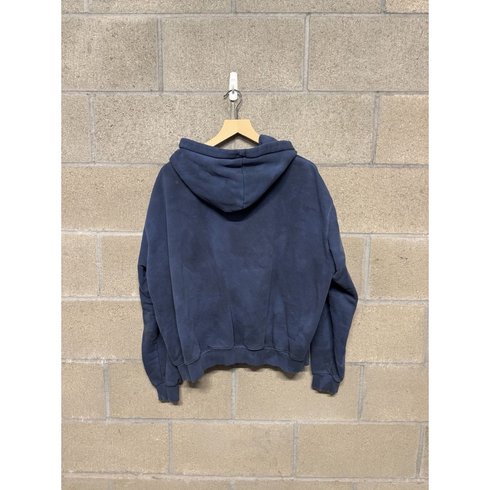 Revenge Revenge Navy Blue Tie Dye Hoodie Embroidered Logo Men Medium Size US M / EU 48-50 / 2 - 3 Thumbnail