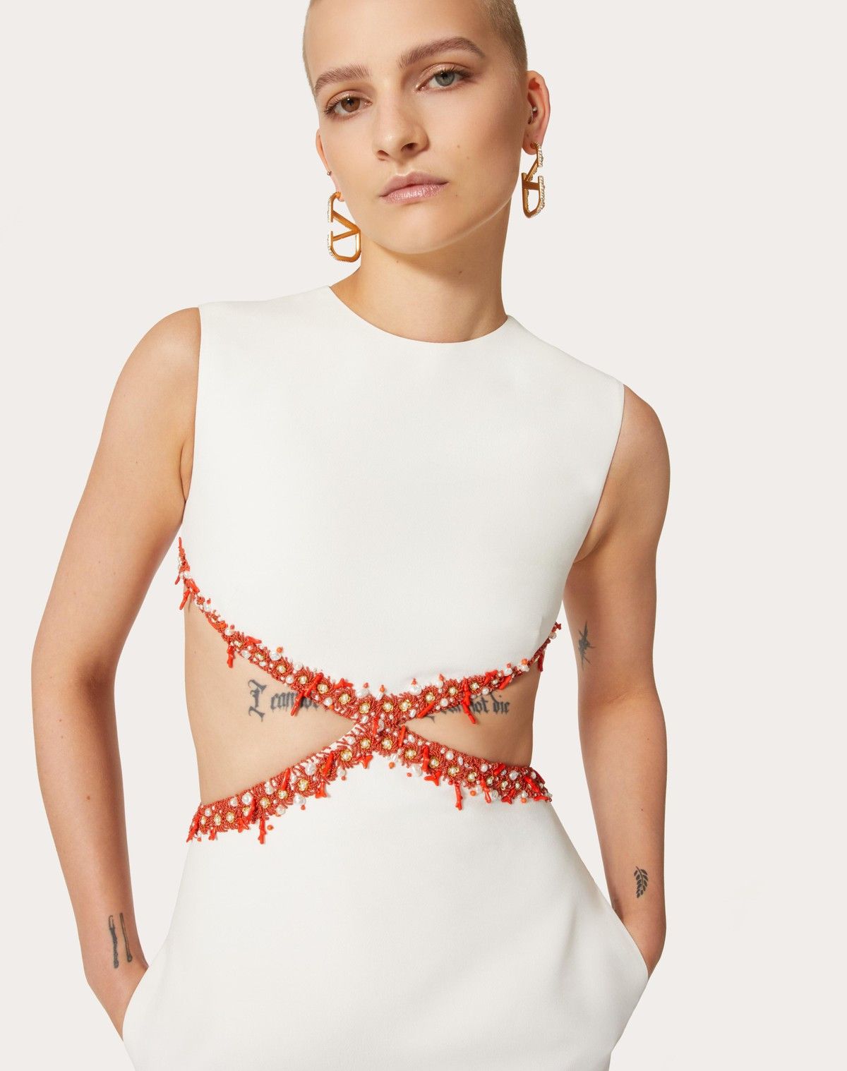 sachin and babi light blue dress Valentino Garavani Crepe Couture Short Dress