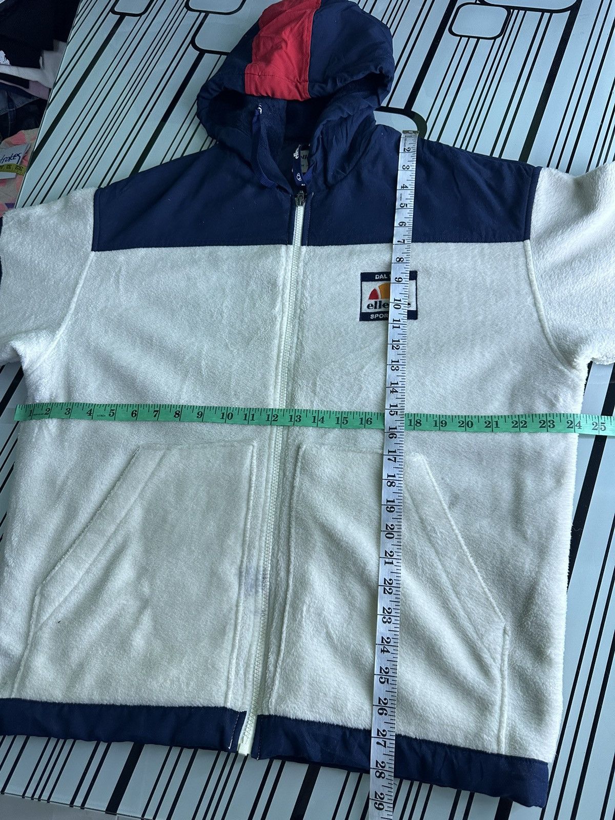 Ellesse × Vintage Vintage Ellesse Fleece Hoodie Jacket Size US M / EU 48-50 / 2 - 11 Thumbnail