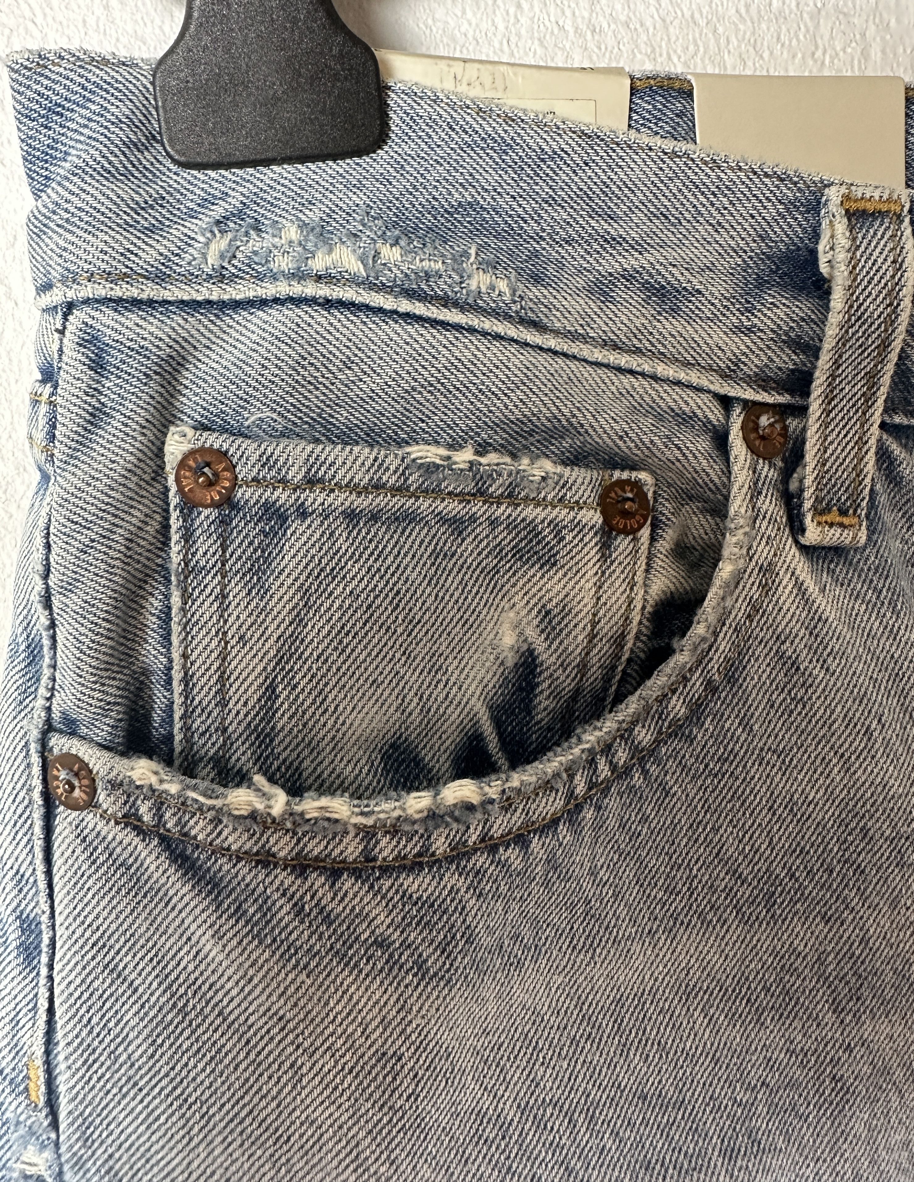 Agolde 90's Pinch Waist high-rise straight jeans Size 31" - 4 Thumbnail