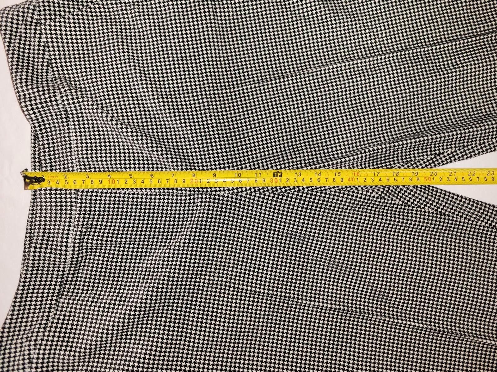 Designer Kate Hill blk. and wht. houndstooth women's dress pants 16 Size 38" / US 16 / IT 52 - 4 Thumbnail