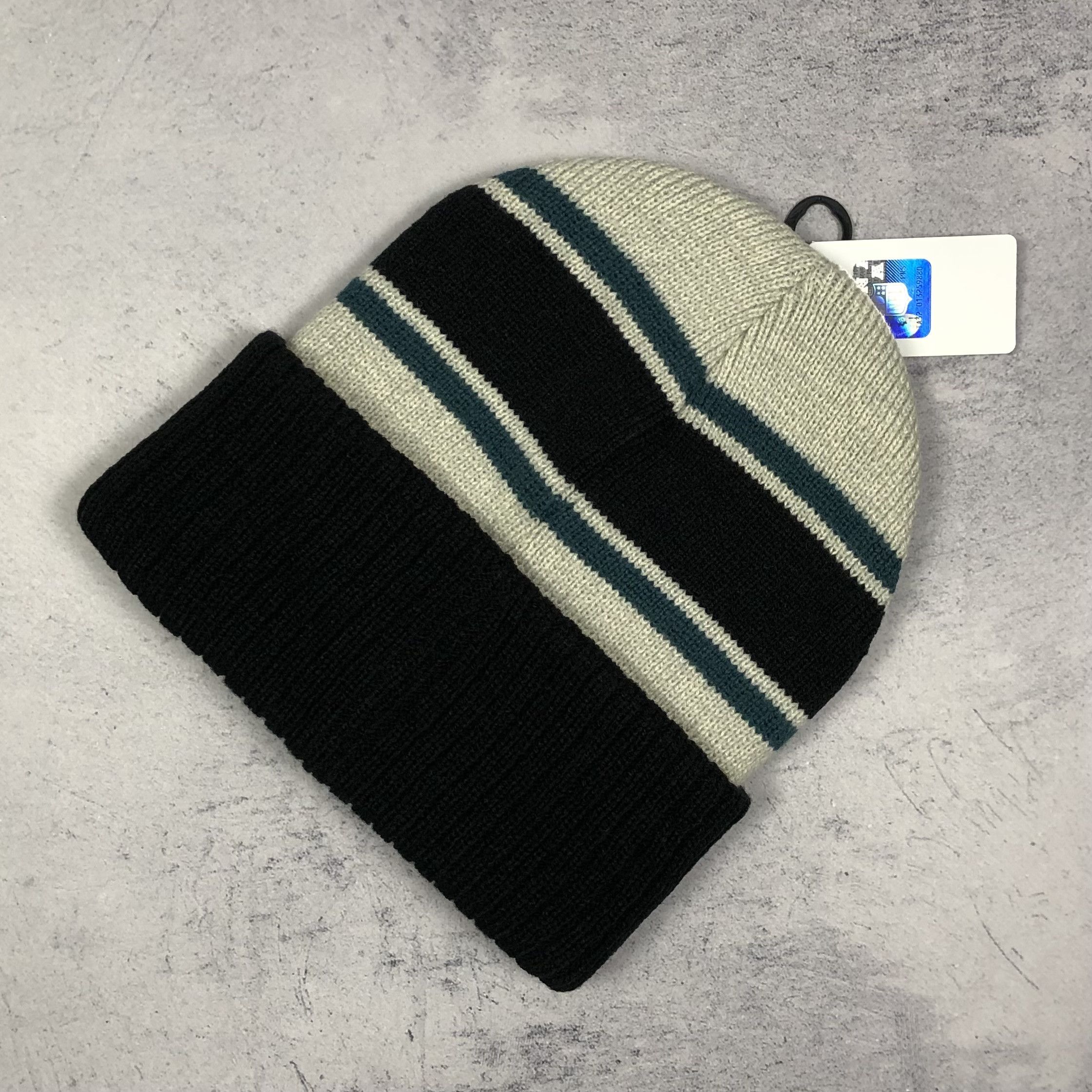 NFL NWT NFL Team Philadelphia Eagles Striped Winter Warm Hat NEW Size ONE SIZE - 4 Thumbnail