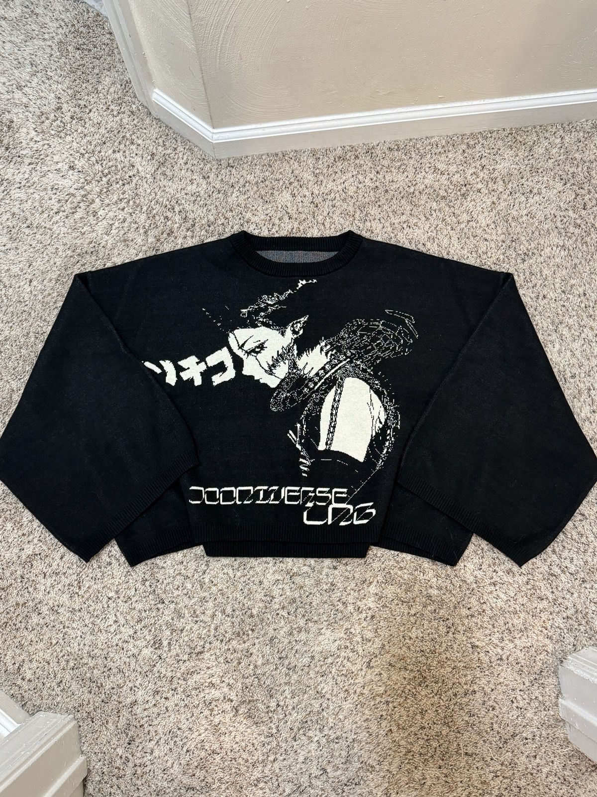 jOONIVERSE LAB Jooniverse Labs Anime knit boxy sweater Size US S / EU 44-46 / 1 - 1 Thumbnail