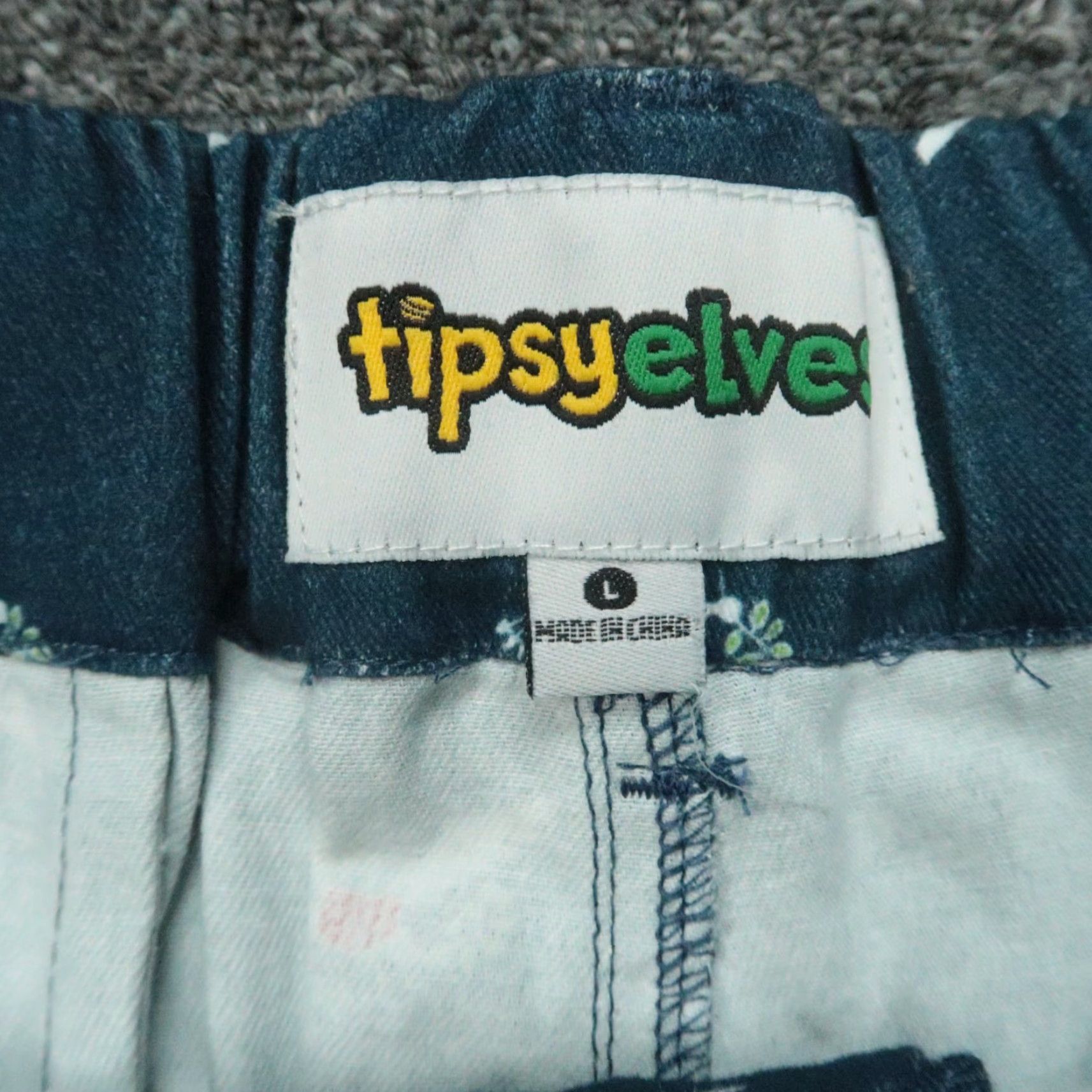 Vintage Tipsy Elves Shorts Mens Large Blue We The People Chino Lightweight NWT Size US 33 - 3 Thumbnail