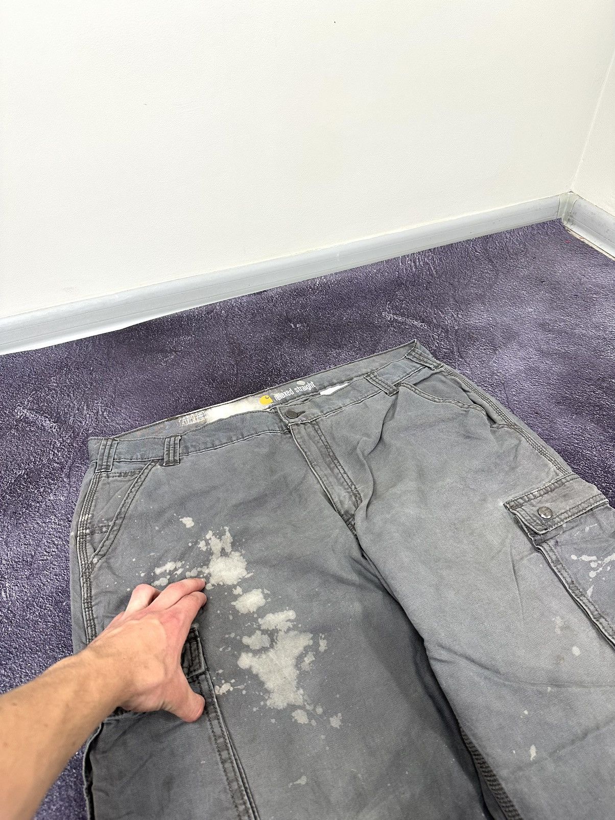 Carhartt Vintage Carhartt Distressed Baggy Cargo USA Opium Work Pants Size US 40 / EU 56 - 9 Thumbnail