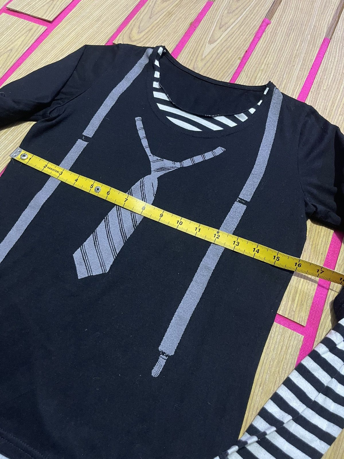 If Six Was Nine Y2K long sleeve t-shirt with two layers of pattern Size US M / EU 48-50 / 2 - 9 Thumbnail