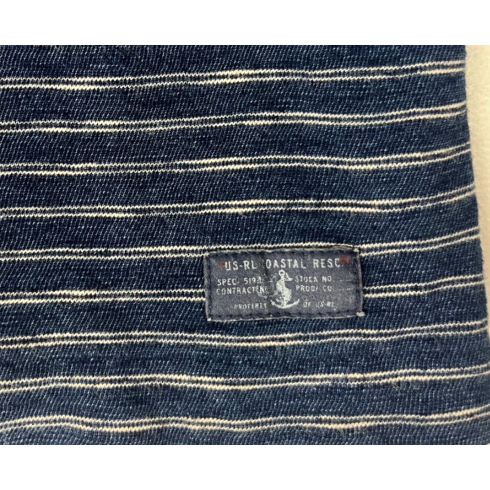 Polo Ralph Lauren Polo Ralph Lauren Polo Shirt Striped Short Sleeve XL Blue US-RL Coastal Resc. Nautical Mens Polo Size US XL / EU 56 / 4 - 4 Thumbnail