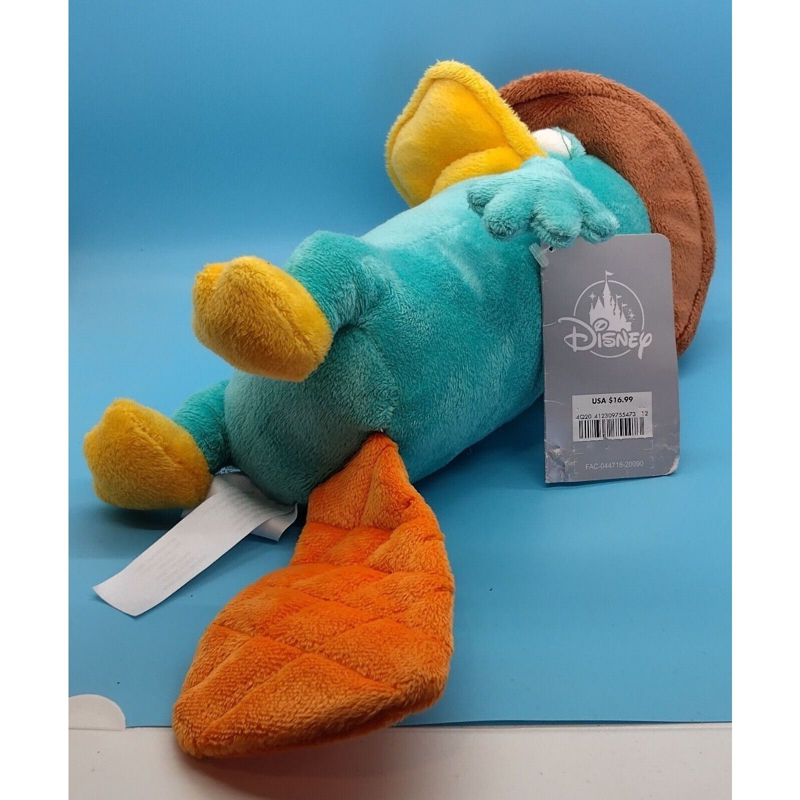 Disney Disney Phineas & Ferb Perry The Platypus 10" Stuffed Plush Size ONE SIZE - 4 Thumbnail