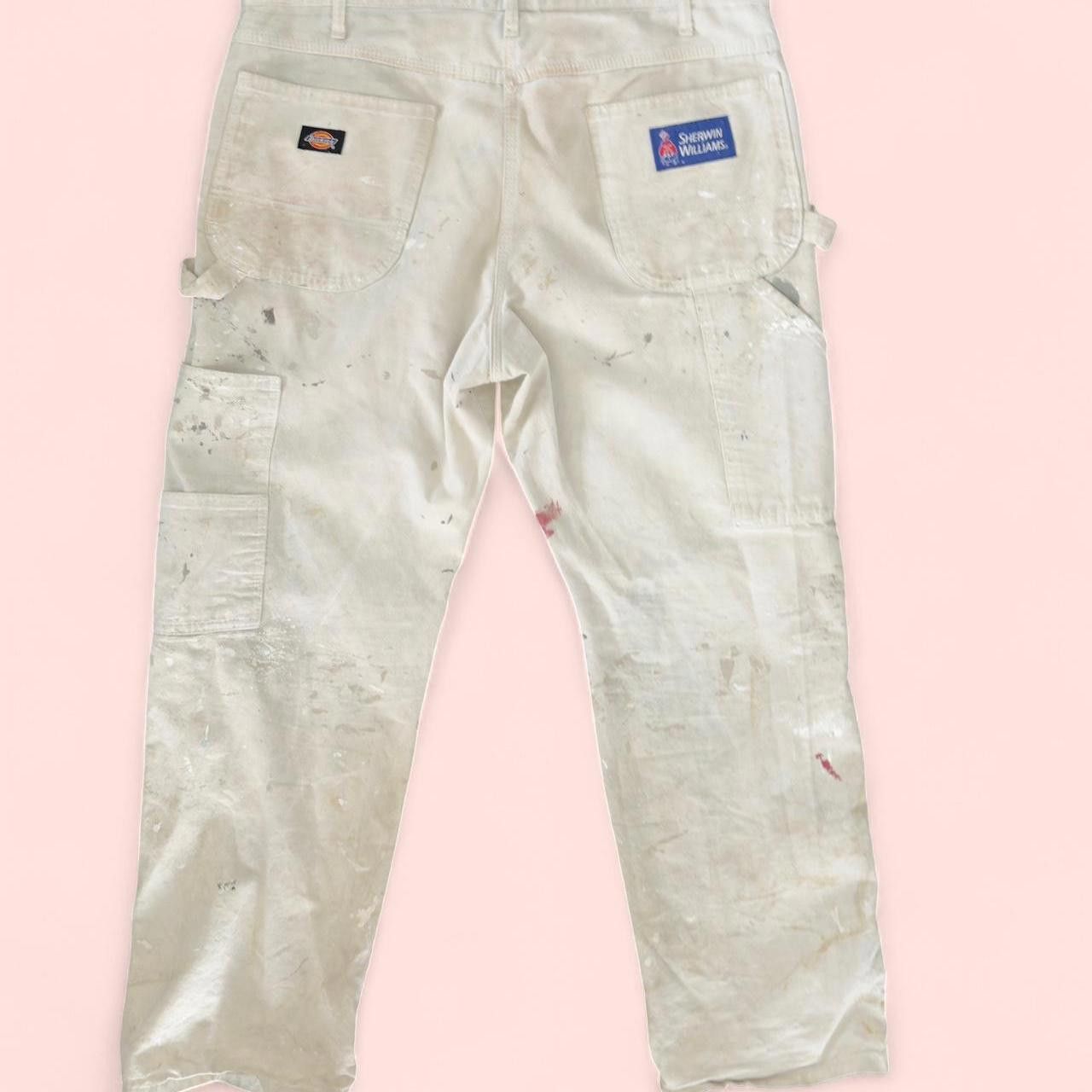 Dickies Dickies Men's cream white Trousers Size US 34 / EU 50 - 2 Thumbnail