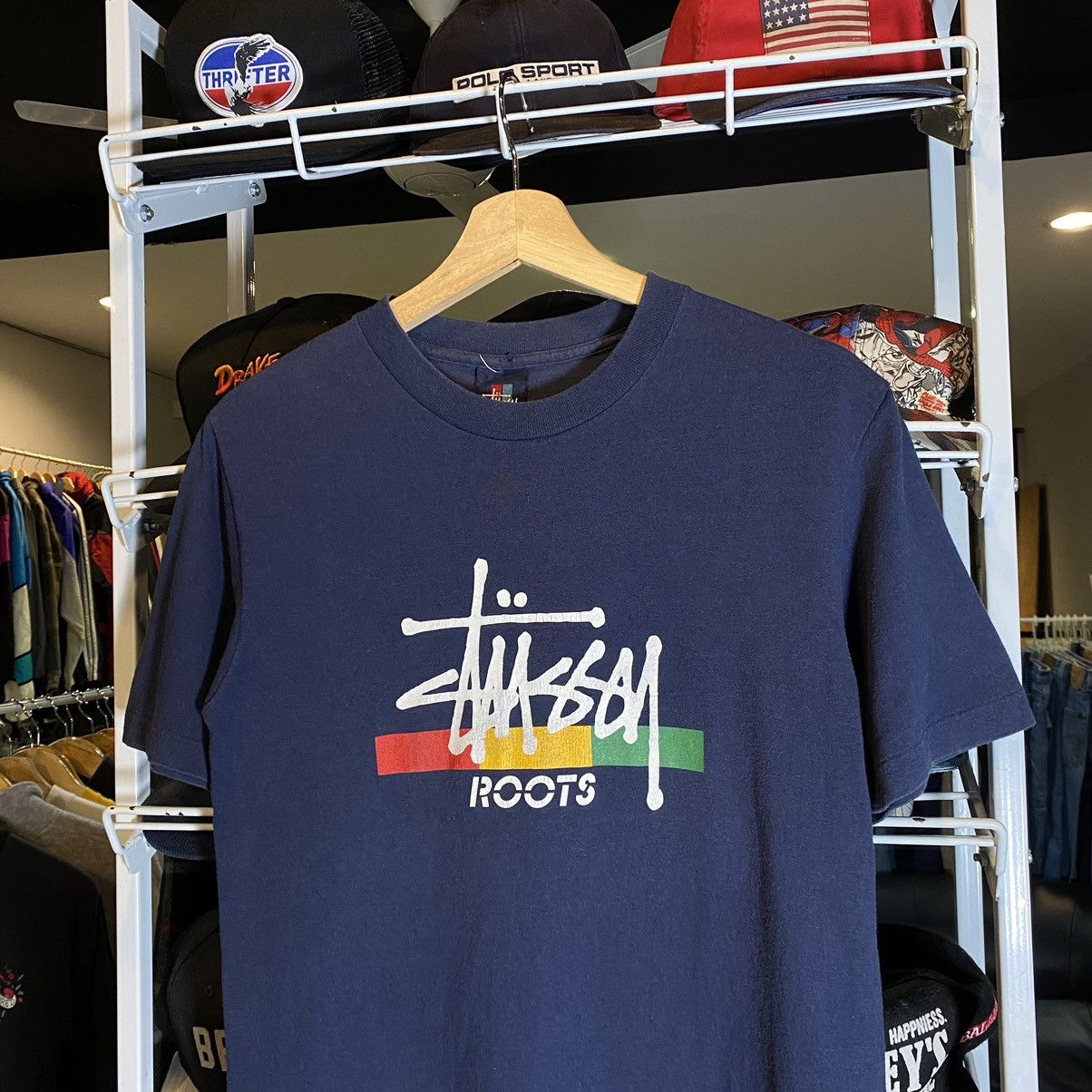 Stussy Stussy roots rasta 90’s vintage t shirt Size US S / EU 44-46 / 1 - 3 Thumbnail