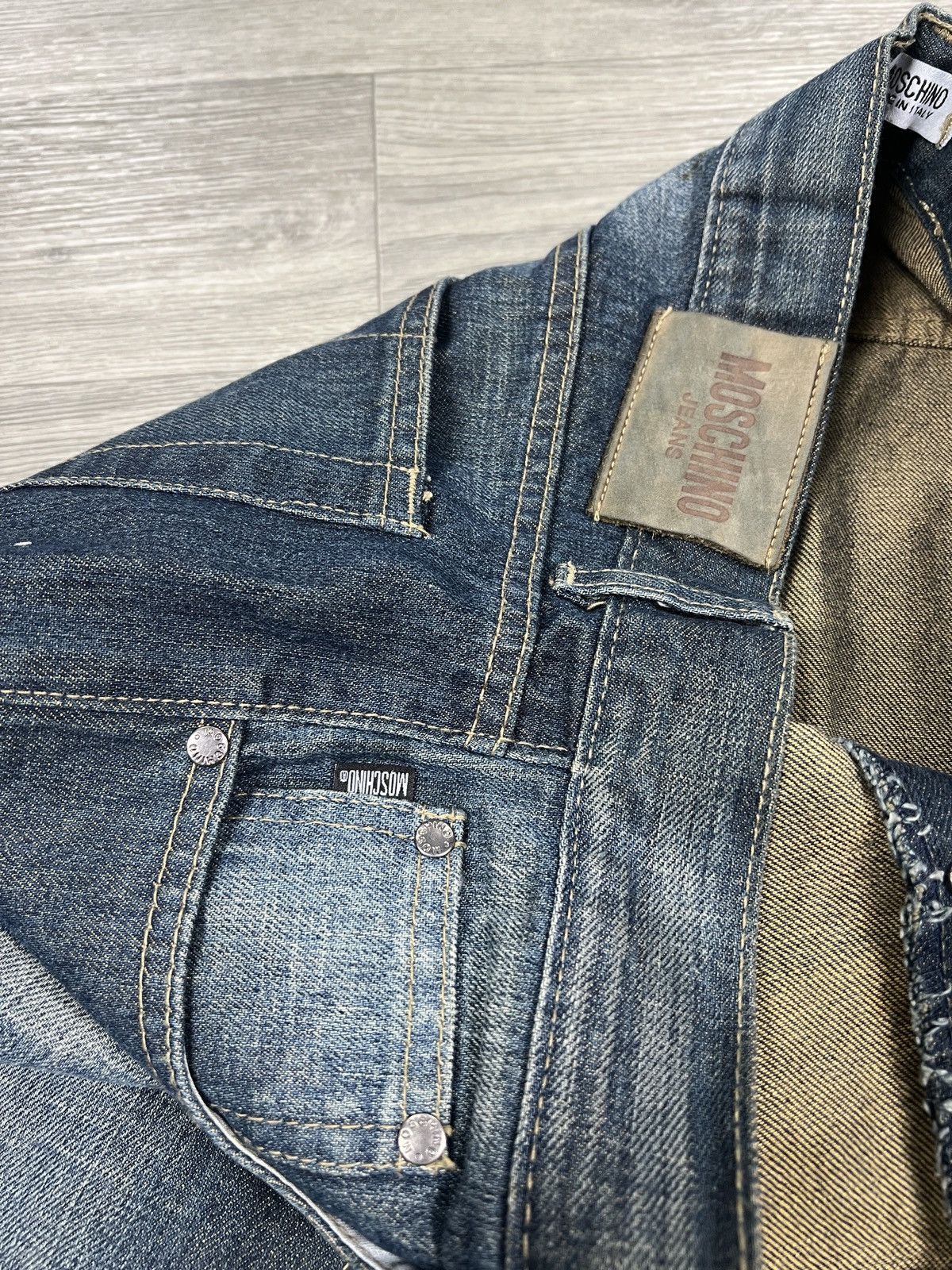 Moschino Moschino jeans y2k denim vintage jeans big logo men’s Size US 36 / EU 52 - 6 Thumbnail
