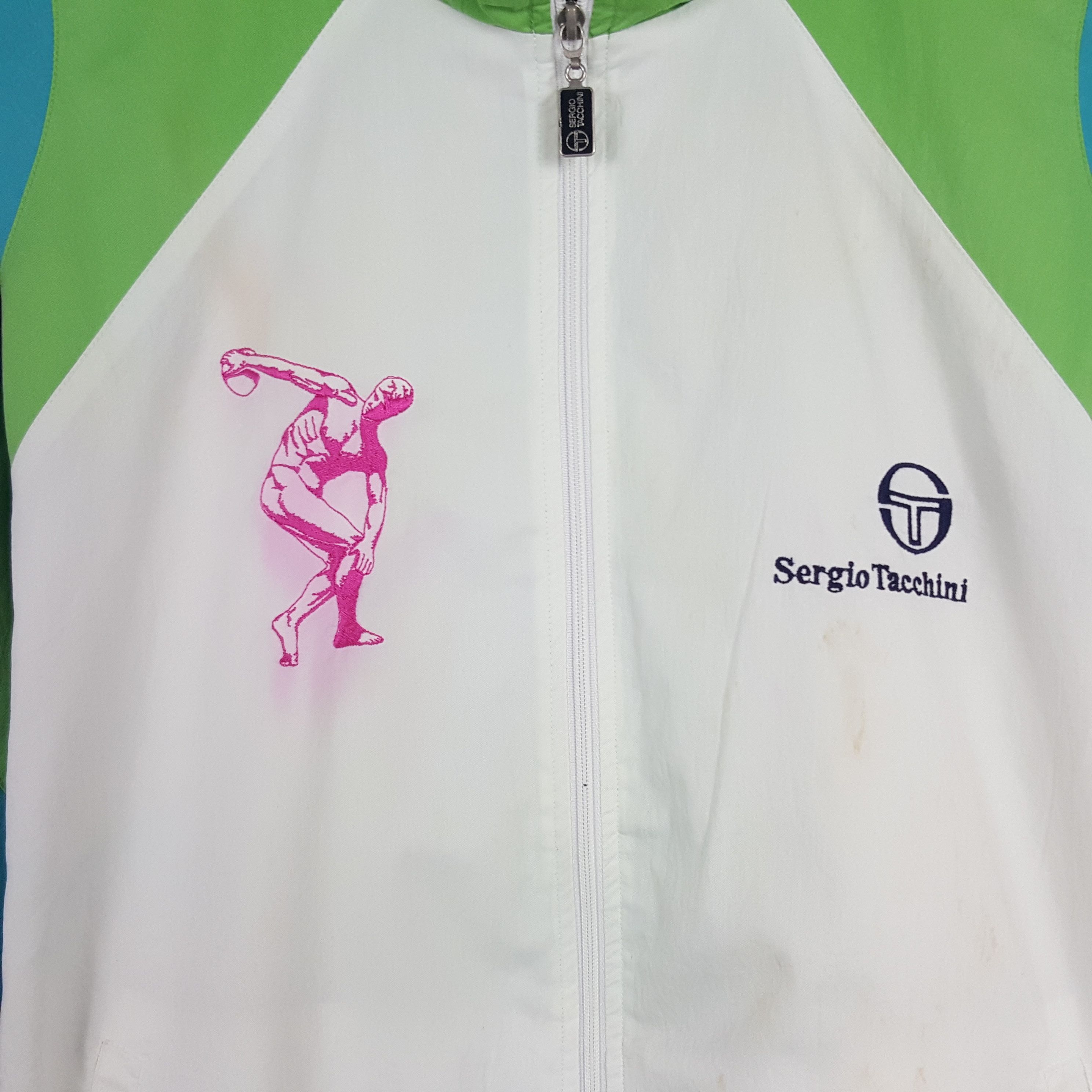 Sergio Tacchini × Vintage Vintage Sergio Tacchini Sport Jacket Size US L / EU 52-54 / 3 - 2 Thumbnail