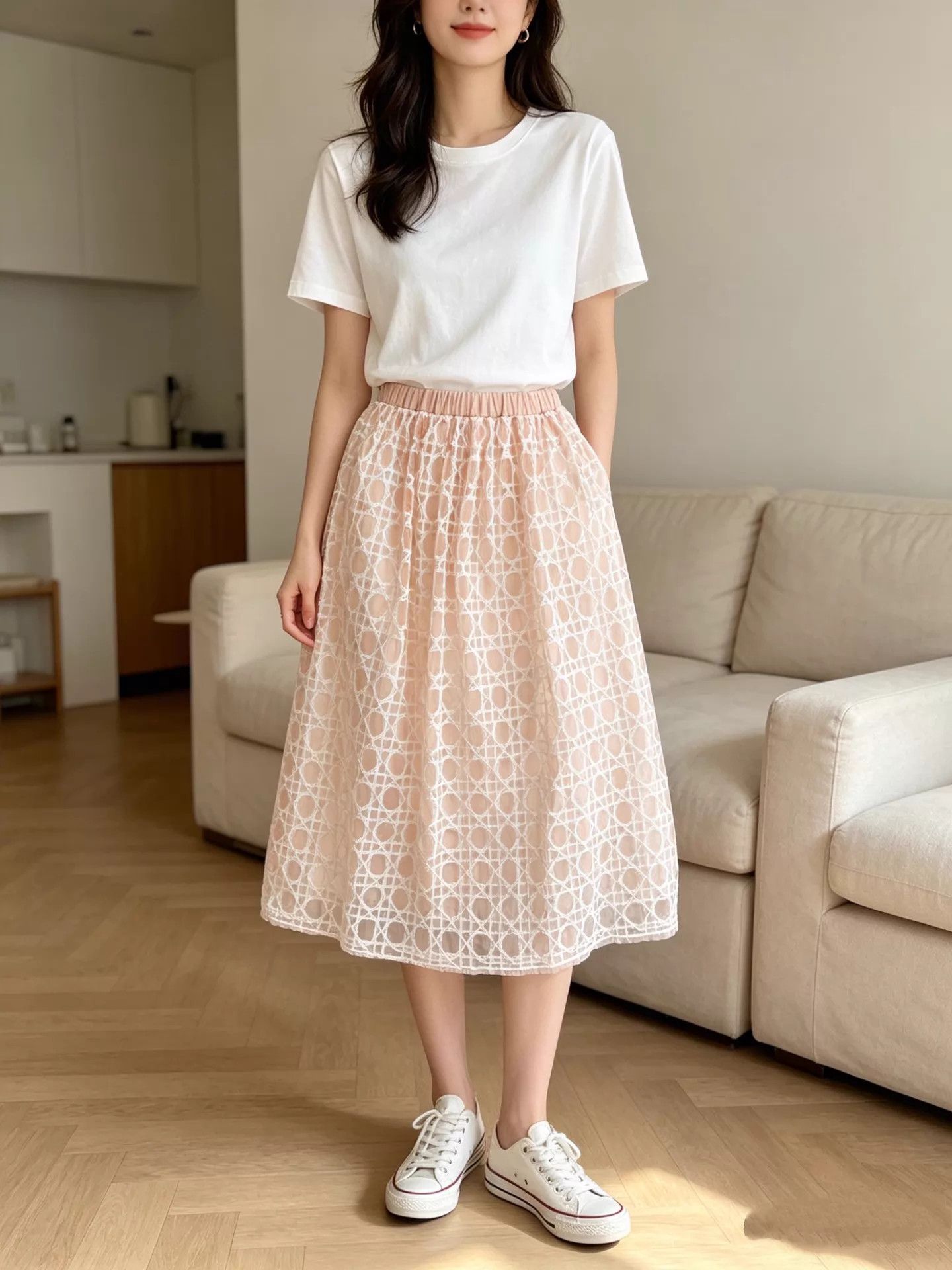 Dior Dior Pink Plaid Skirt 13A Size 25" / US 0 / IT 36 - 1 Thumbnail