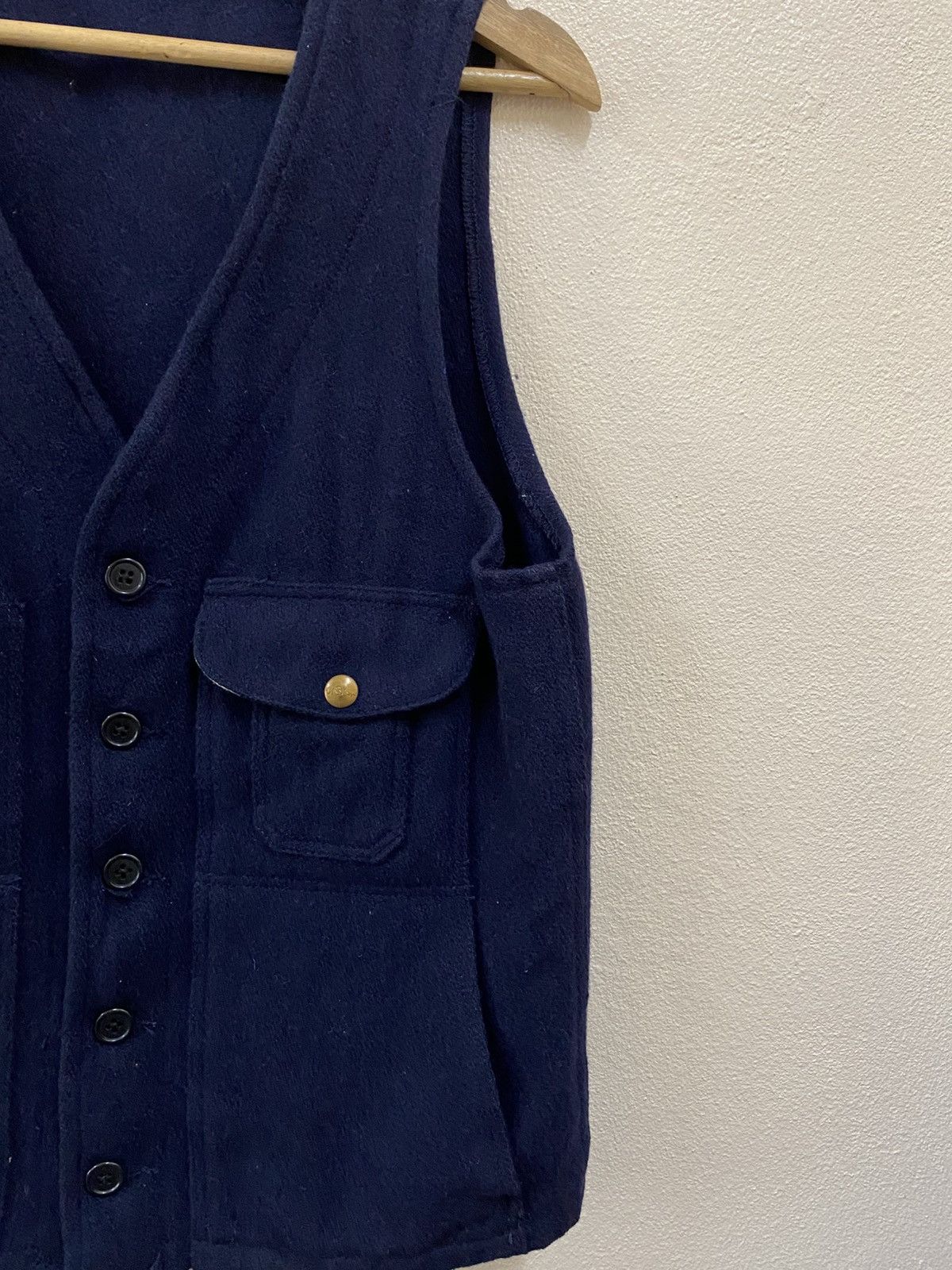 Orslow Vtg Or Slow Denim Product Japan Made - Wool Vest Size US M / EU 48-50 / 2 - 3 Thumbnail