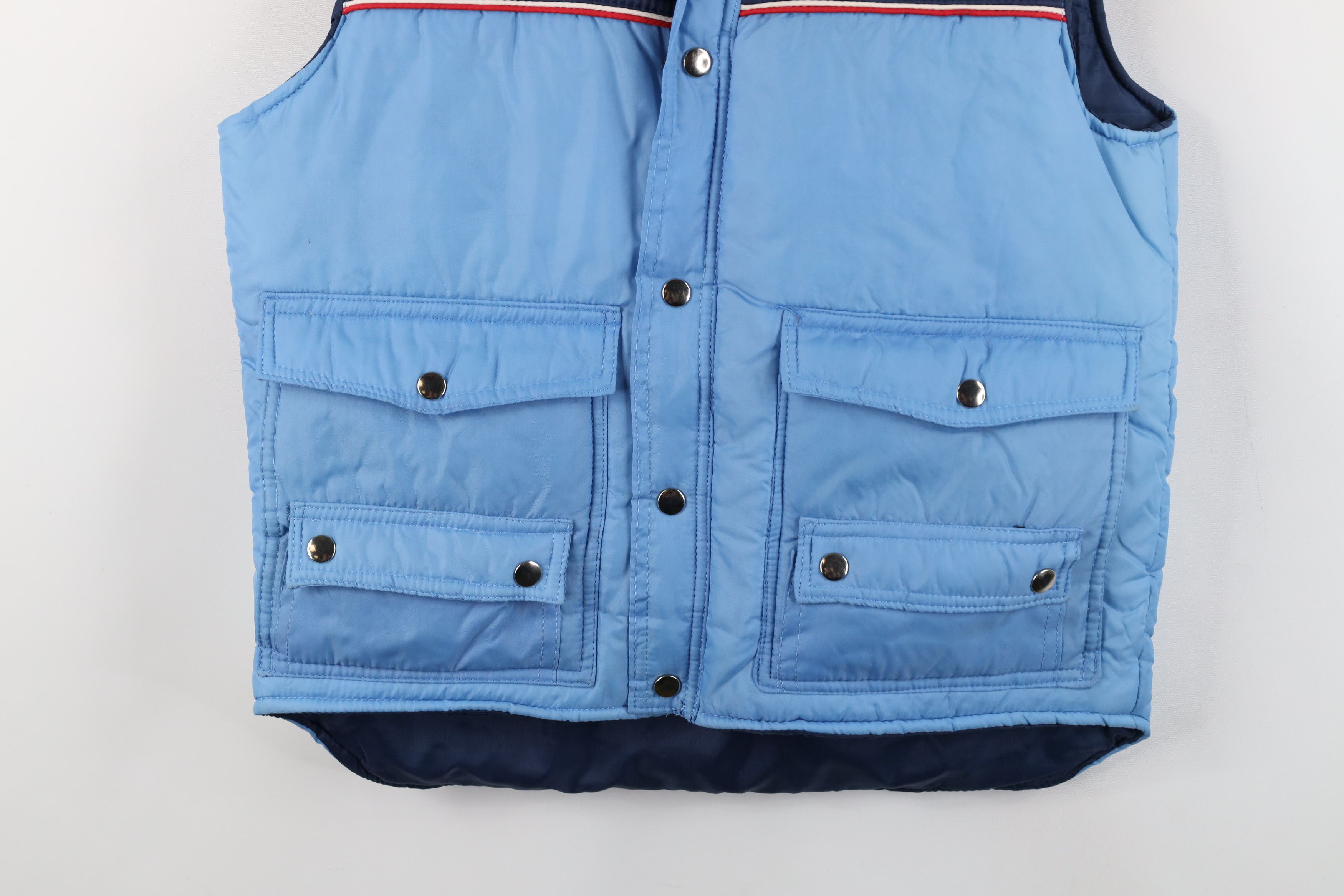 Vintage Vintage 70s Streetwear Block Western Puffer Vest Jacket Size US S / EU 44-46 / 1 - 3 Thumbnail