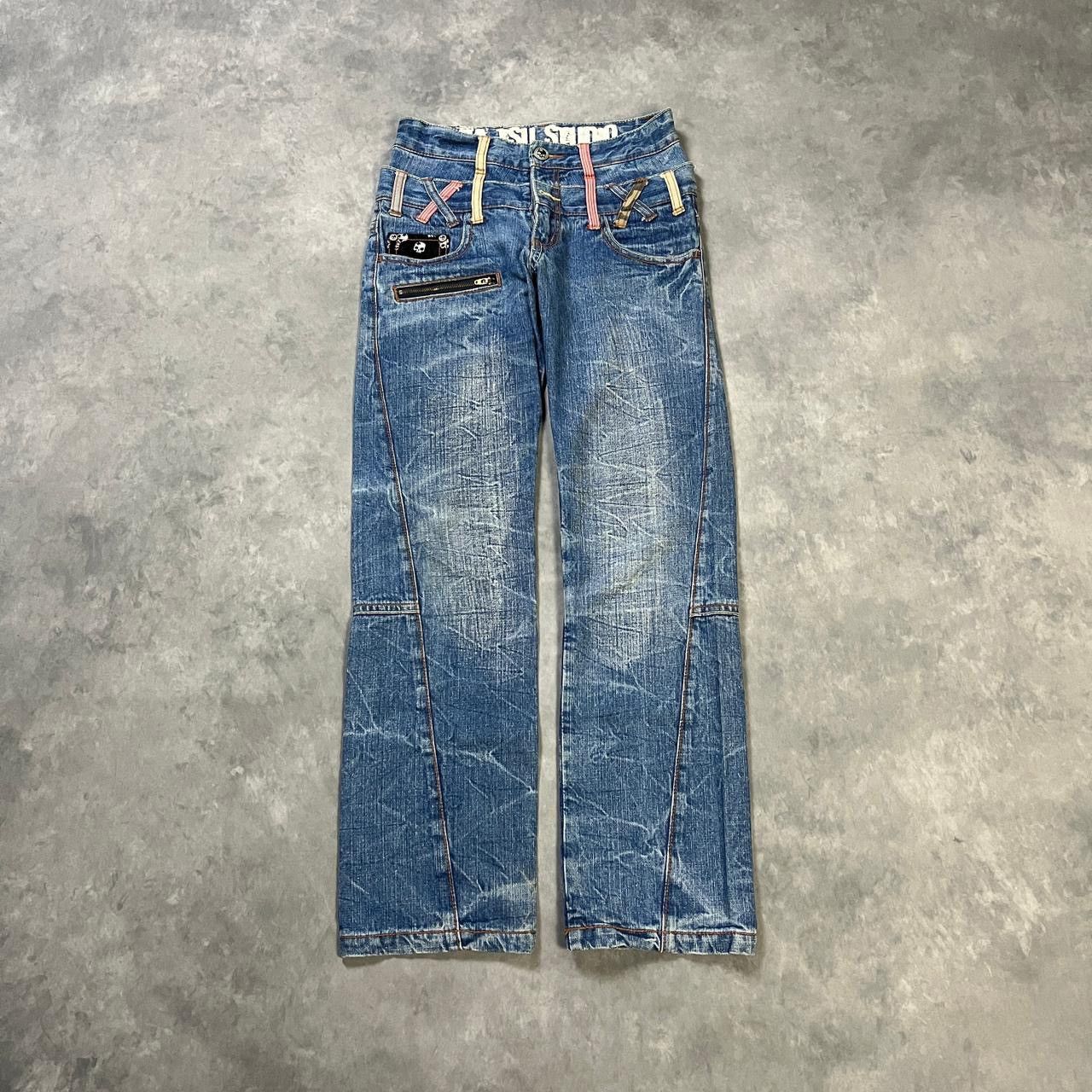 Number (N)ine 2000s Japanese Hysteric Skull Asymmetric Double Waist y2k Size US 27 - 1 Thumbnail