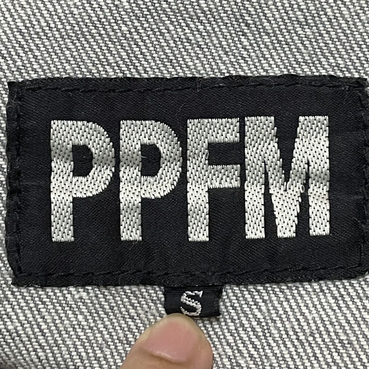 14th Addiction × Le Grande Bleu (L.G.B.) × PPFM Very Rare Design Vintage PPFM Zipper Tactical Jeans 1990s Size US 30 / EU 46 - 9 Thumbnail