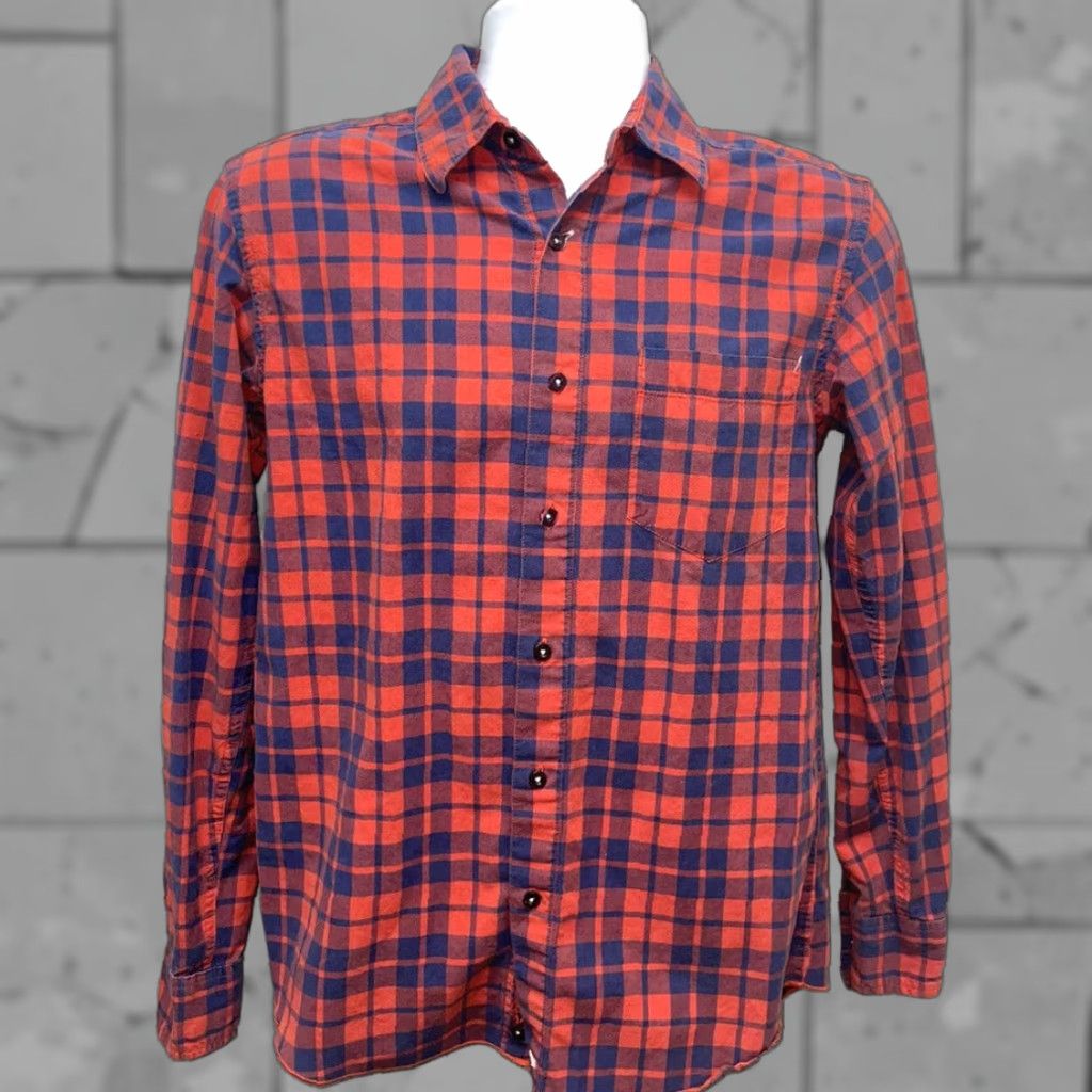Vintage VINTAGE Stussy Plaid Checkered Shirt Mens S Long Sleeve Button-Up Red Mens S Size US S / EU 44-46 / 1 - 1 Thumbnail
