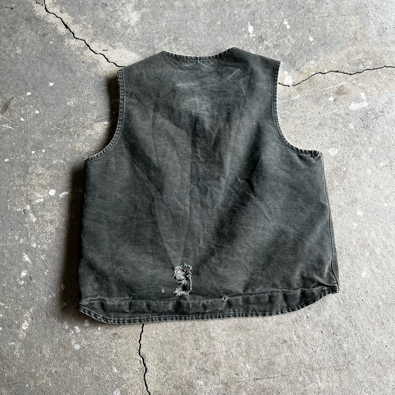 Carhartt × Vintage Carhartt V26 MOS green work wear vest Size US XL / EU 56 / 4 - 4 Thumbnail
