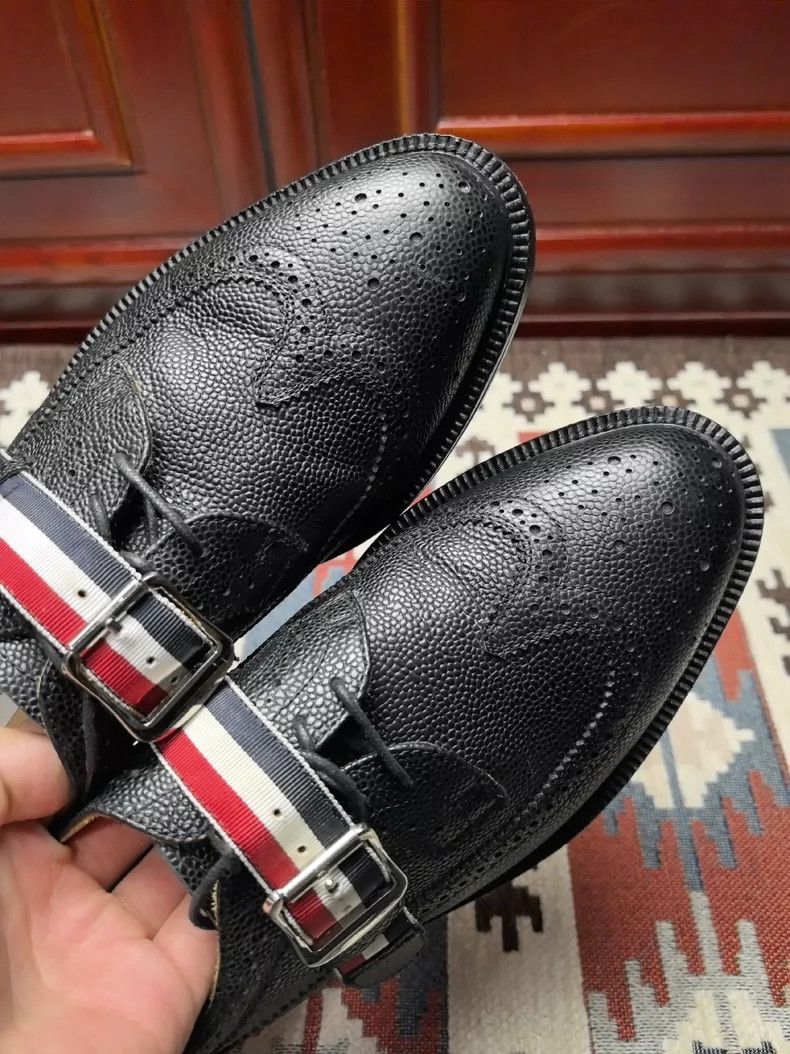 Thom Browne Thom Browne Carved lace straps for vintage leather shoes Size US 8.5 / EU 41-42 - 4 Thumbnail