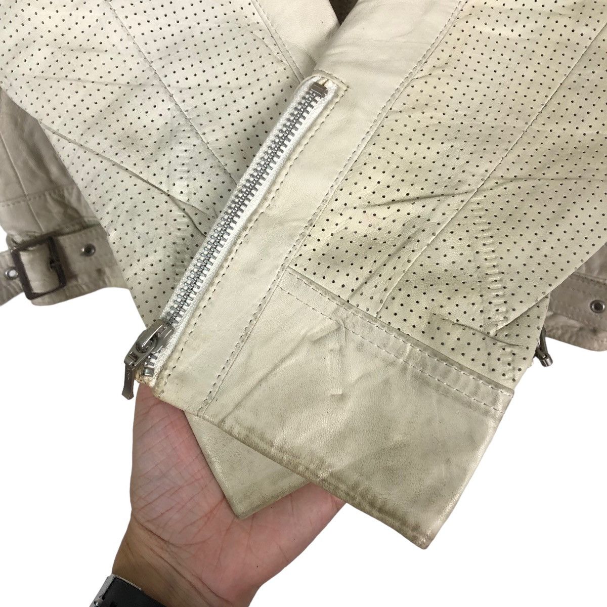Japanese Brand 🔥Biker Jacket Genuine Leather Angee Bross Schott Perfecto Size US M / EU 48-50 / 2 - 12 Thumbnail