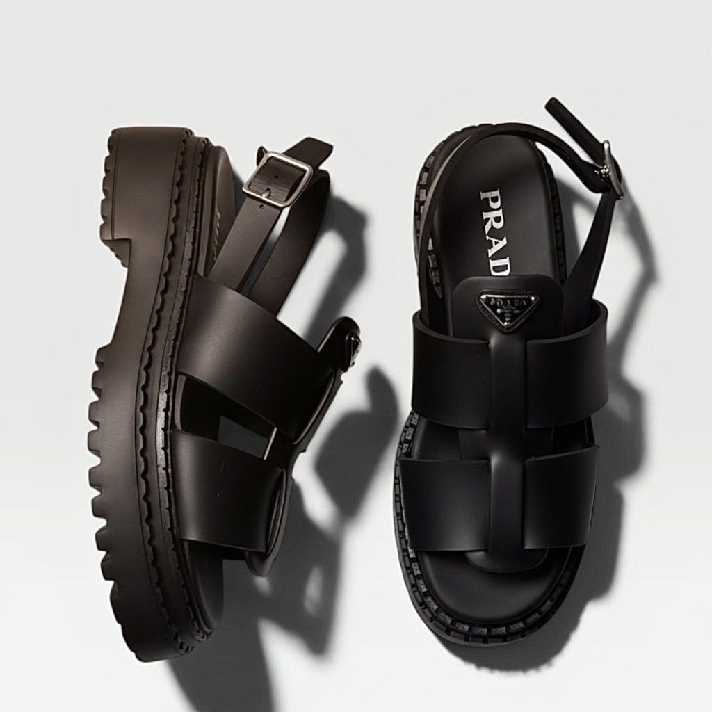 Prada o1B3y1r0526 Monolith Sandals in Black Size US 9 / IT 39 - 8 Thumbnail