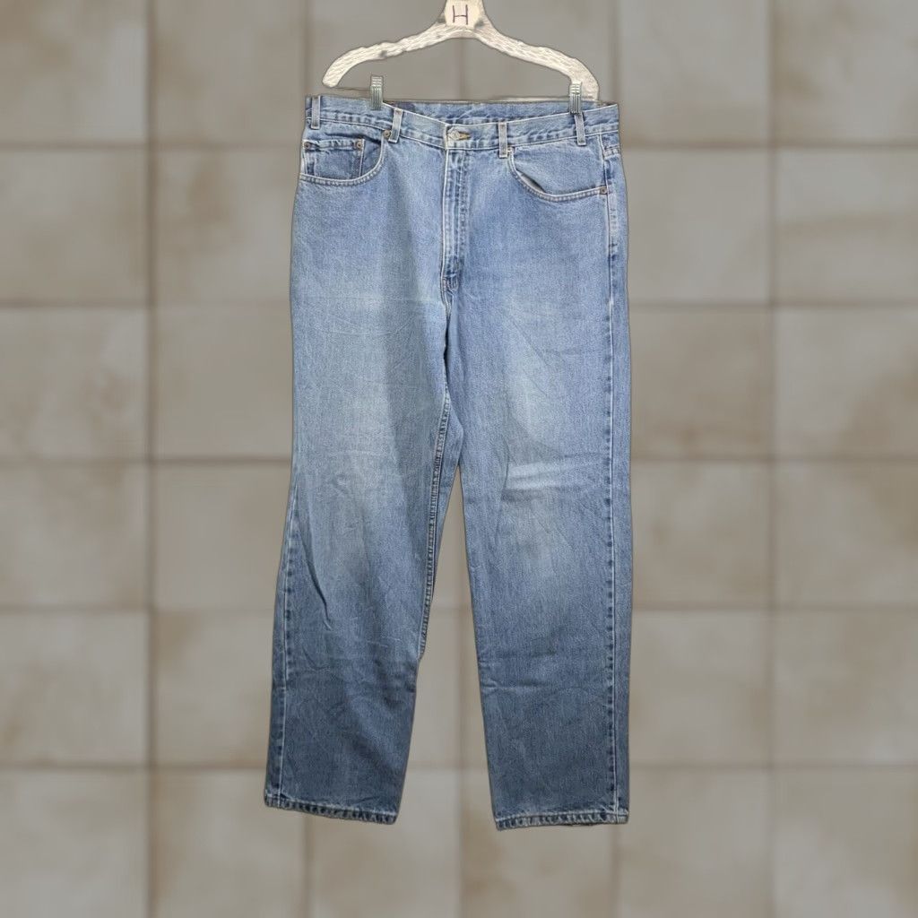 Levi's VINTAGE Levi's 550 Jeans Men’s 38x32 Relaxed Fit Tapered Blue Denim 90s Americana Size US 38 / EU 54 - 1 Thumbnail
