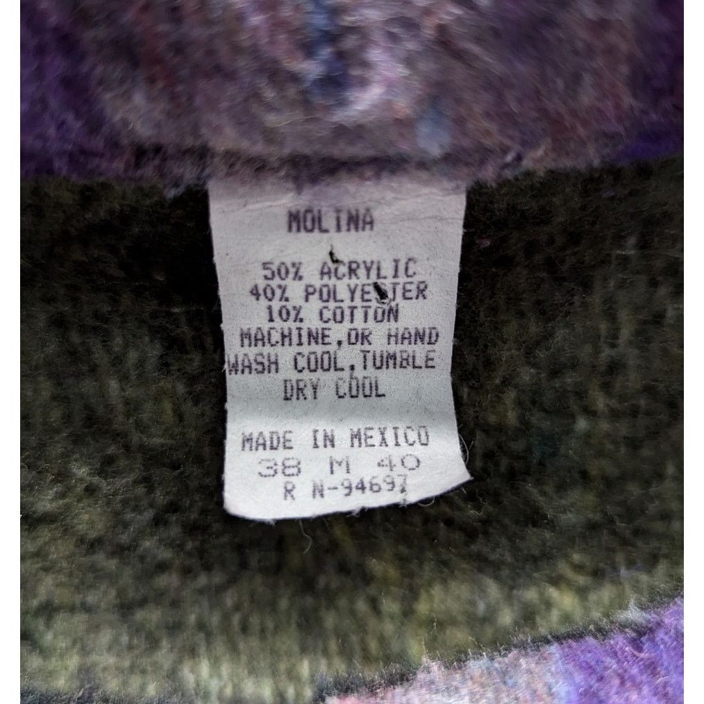 Vintage × Vintage Havana Vintage Molina abstract zip up sweater Size US M / EU 48-50 / 2 - 2 Thumbnail
