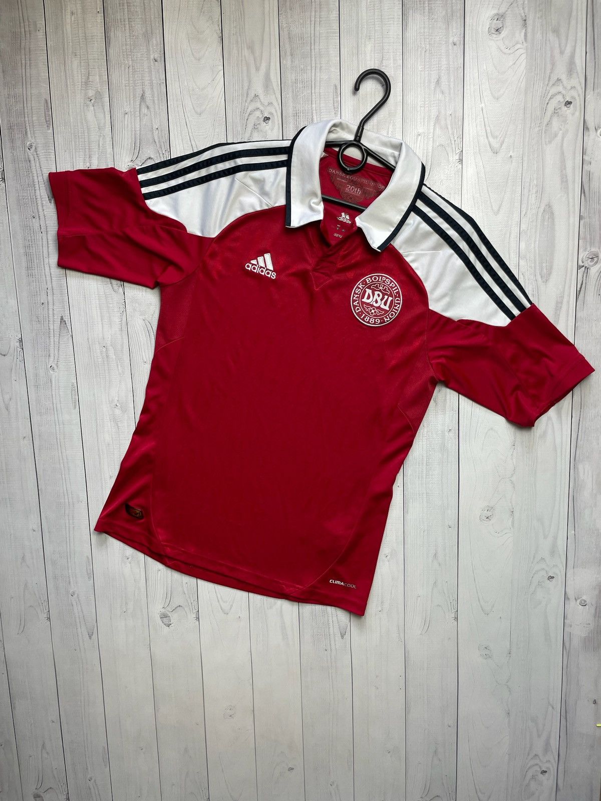 Vintage Adidas Denmark soccer jersey size M Size US M / EU 48-50 / 2 - 1 Thumbnail
