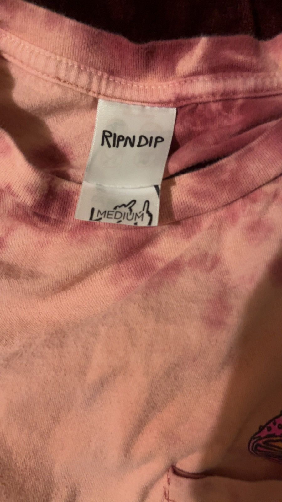 RIPNDIP Nermal Psychedelic Mushroom Hookah Cat Tie Dye Long Sleeve Size US M / EU 48-50 / 2 - 3 Thumbnail