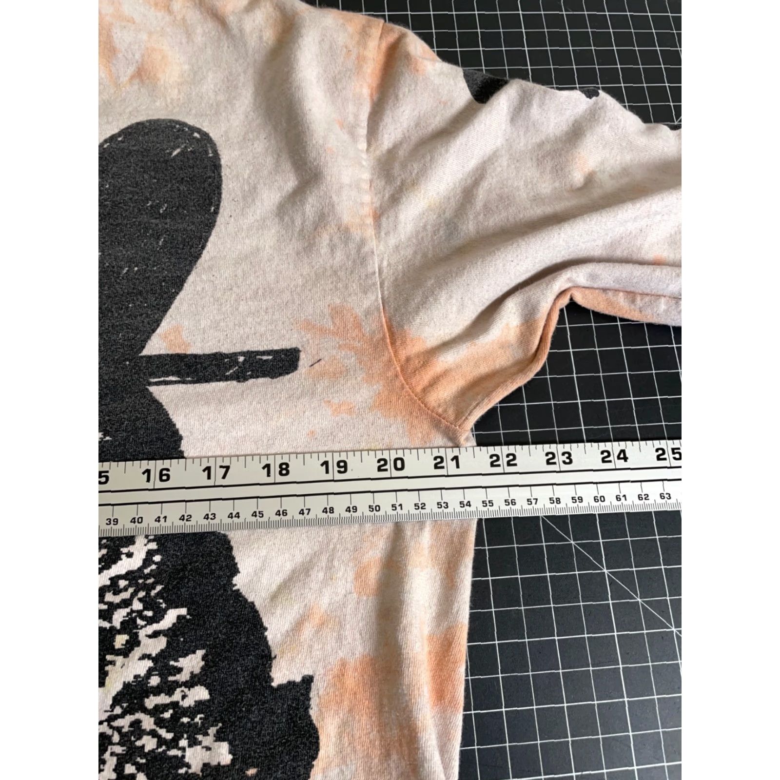 Vintage VINTAGE Psychedelic Tie Dye Shirt Adult Large Gray Orange Graphic Print 90s Hippie Mens Shirt Size US L / EU 52-54 / 3 - 4 Thumbnail