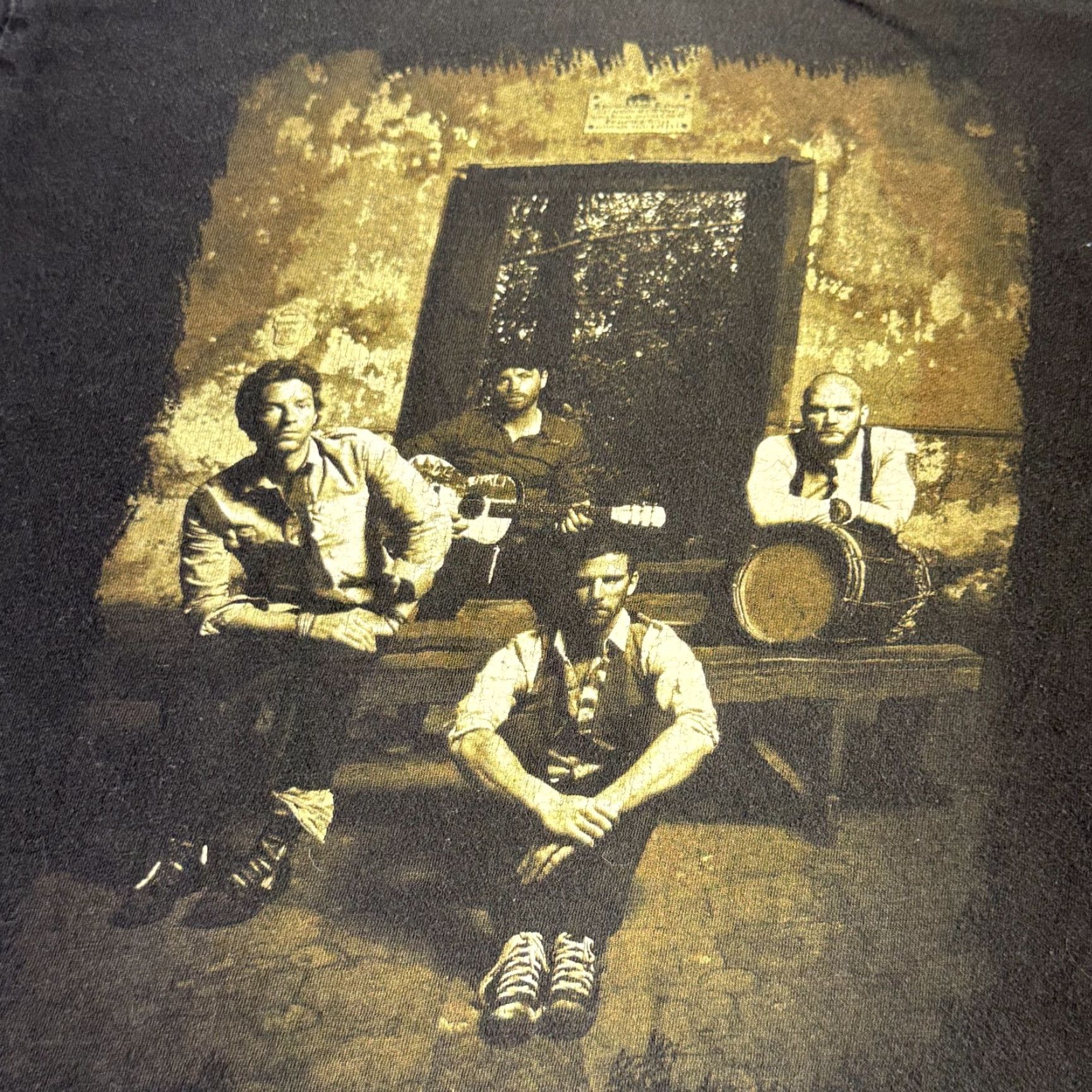 Tultex VINTAGE Coldplay Viva La Vida Tour Shirt Mens Small Black Band Concert Tee 2009 Tour Dates Tultex Size US S / EU 44-46 / 1 - 2 Thumbnail