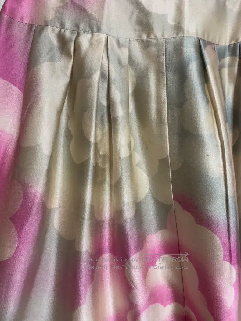 Dries Van Noten Dries Van Noten Silk Printed Midi Skirt Size 25" / US 0 / IT 36 - 3 Thumbnail