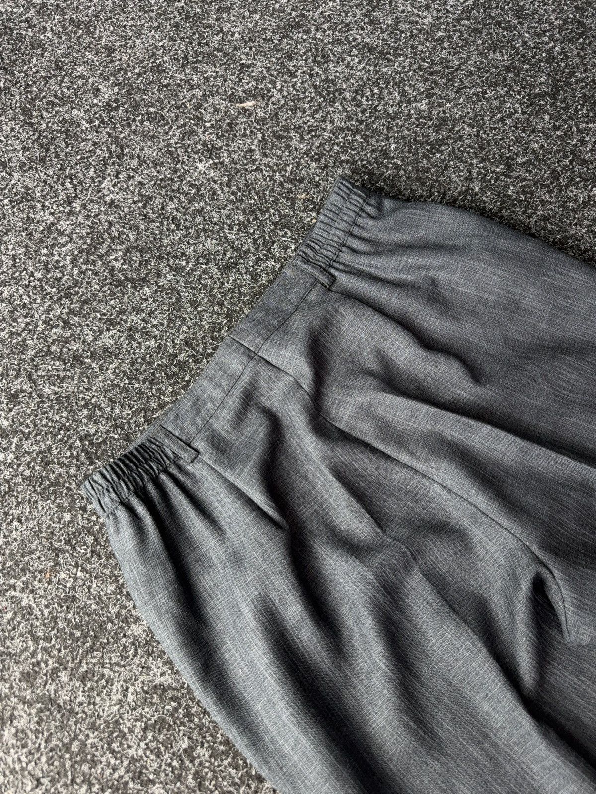Designer Japanese Minimalist Wool Trousers Issey Miyake Style Size 28" / US 6 / IT 42 - 12 Thumbnail
