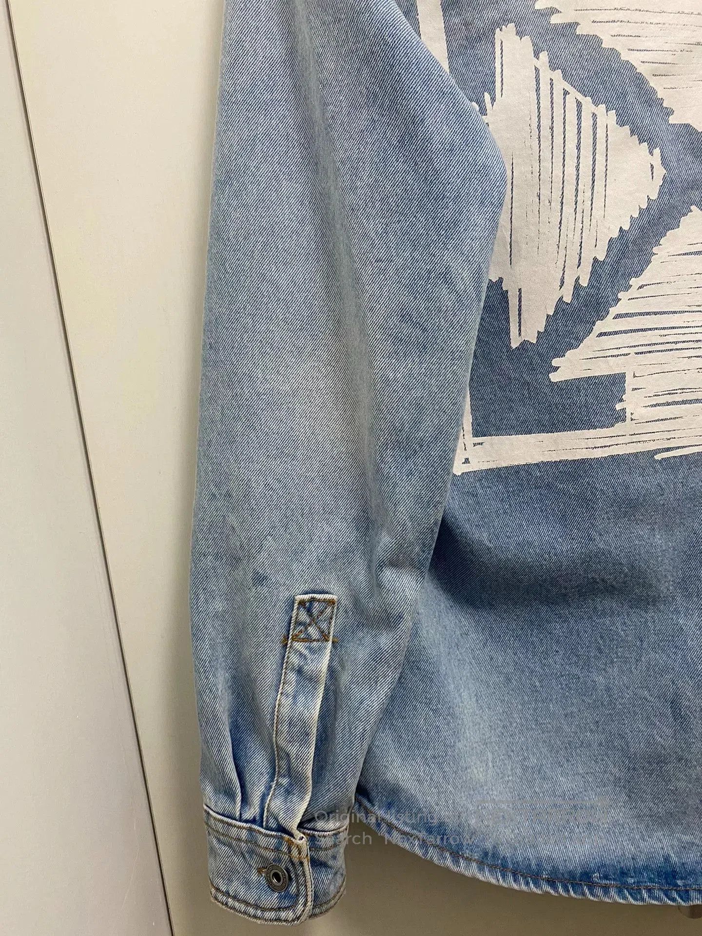 Off-White OFF WHITE Washed Denim Jacket. Size US S / EU 44-46 / 1 - 5 Thumbnail