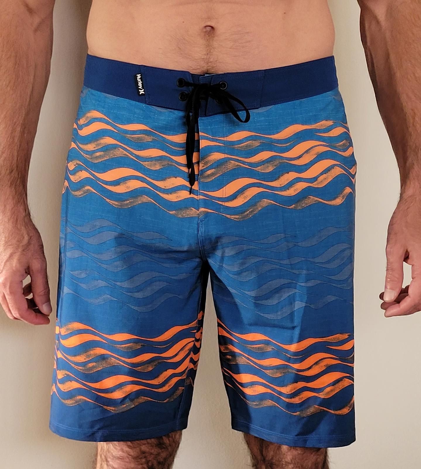 Hurley Hurley Phantom Men’s 31-34 Board Shorts Blue Orange Wave Size US 32 / EU 48 - 2 Thumbnail