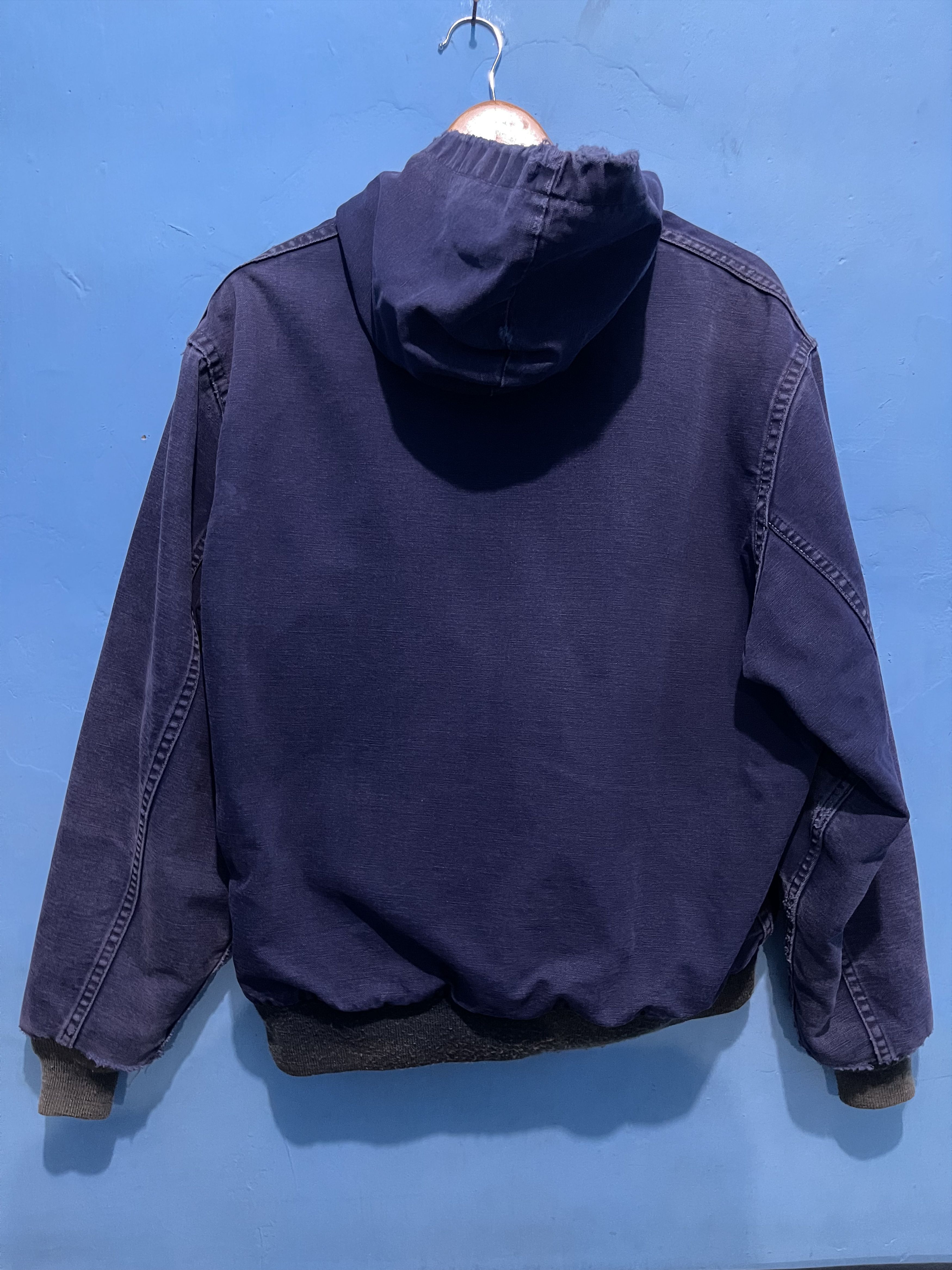 Carhartt Carhartt Blue Work Wear Hooded Jacket Size US L / EU 52-54 / 3 - 14 Thumbnail