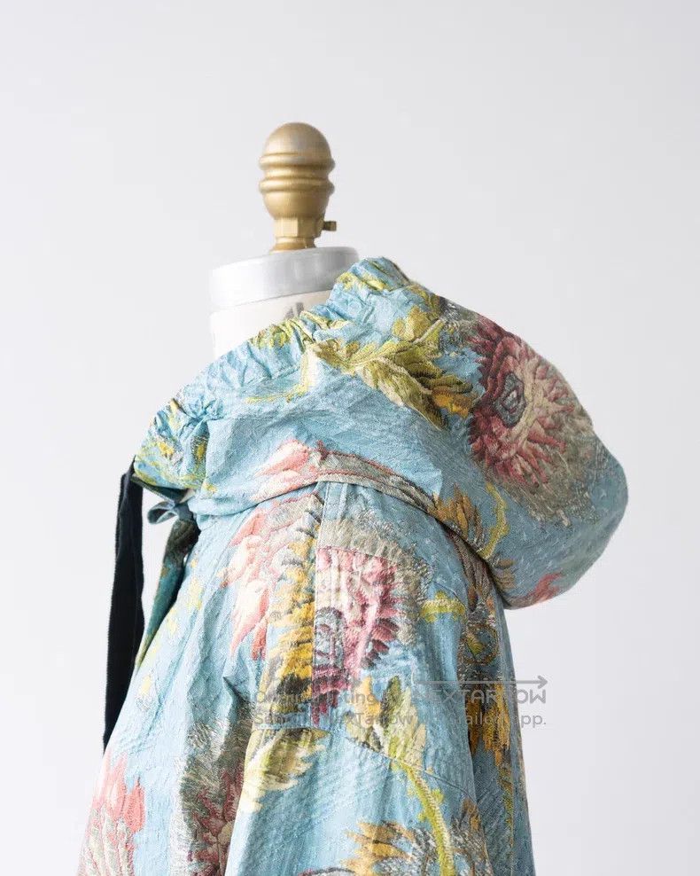 Dries Van Noten Dries Van Noten Floral Print Hooded Coat Size XS / US 0-2 / IT 36-38 - 5 Thumbnail