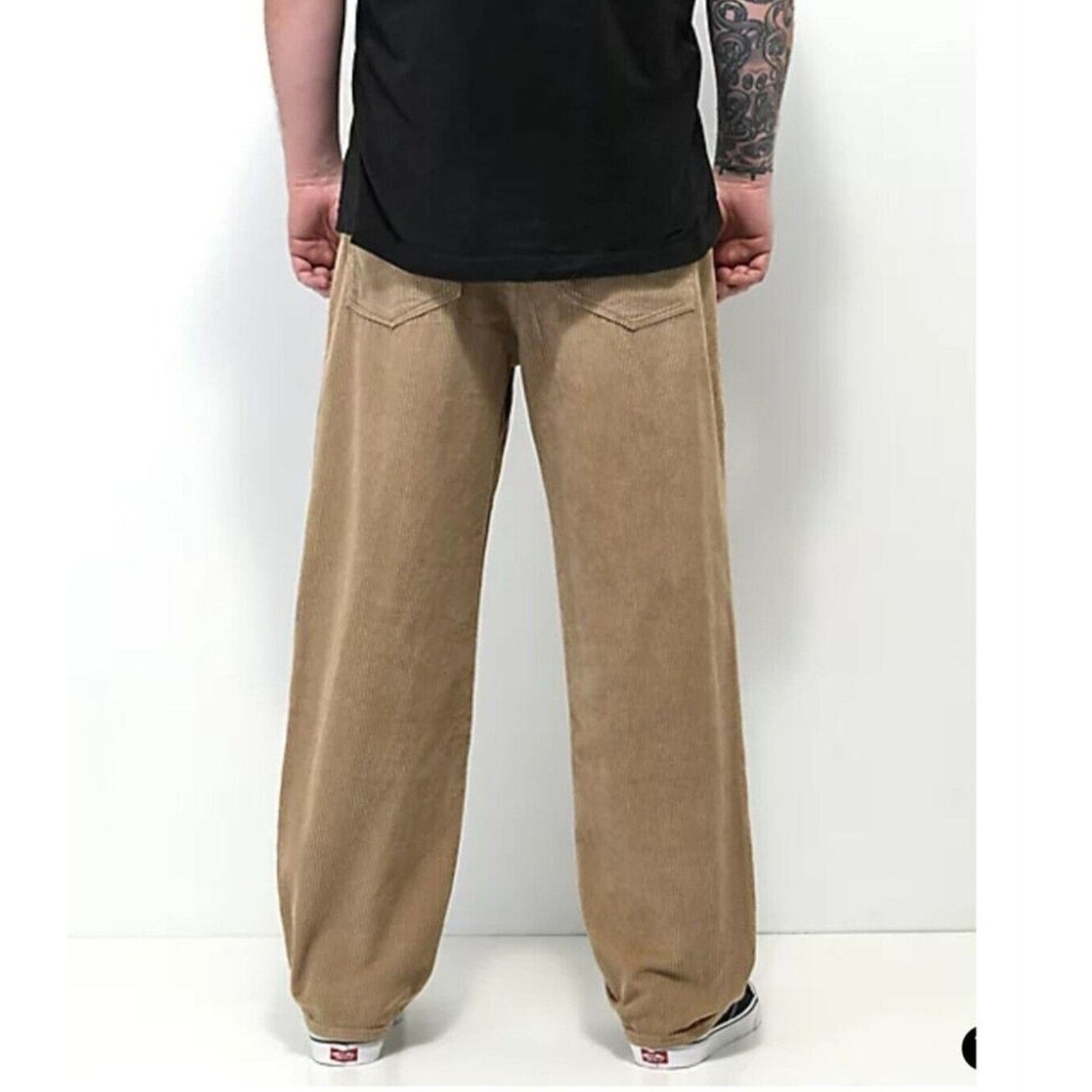 Empyre Empyre Relax 28 Corduroy Skate Loose Embroidered Grunge Y2k Size US 28 / EU 44 - 4 Thumbnail