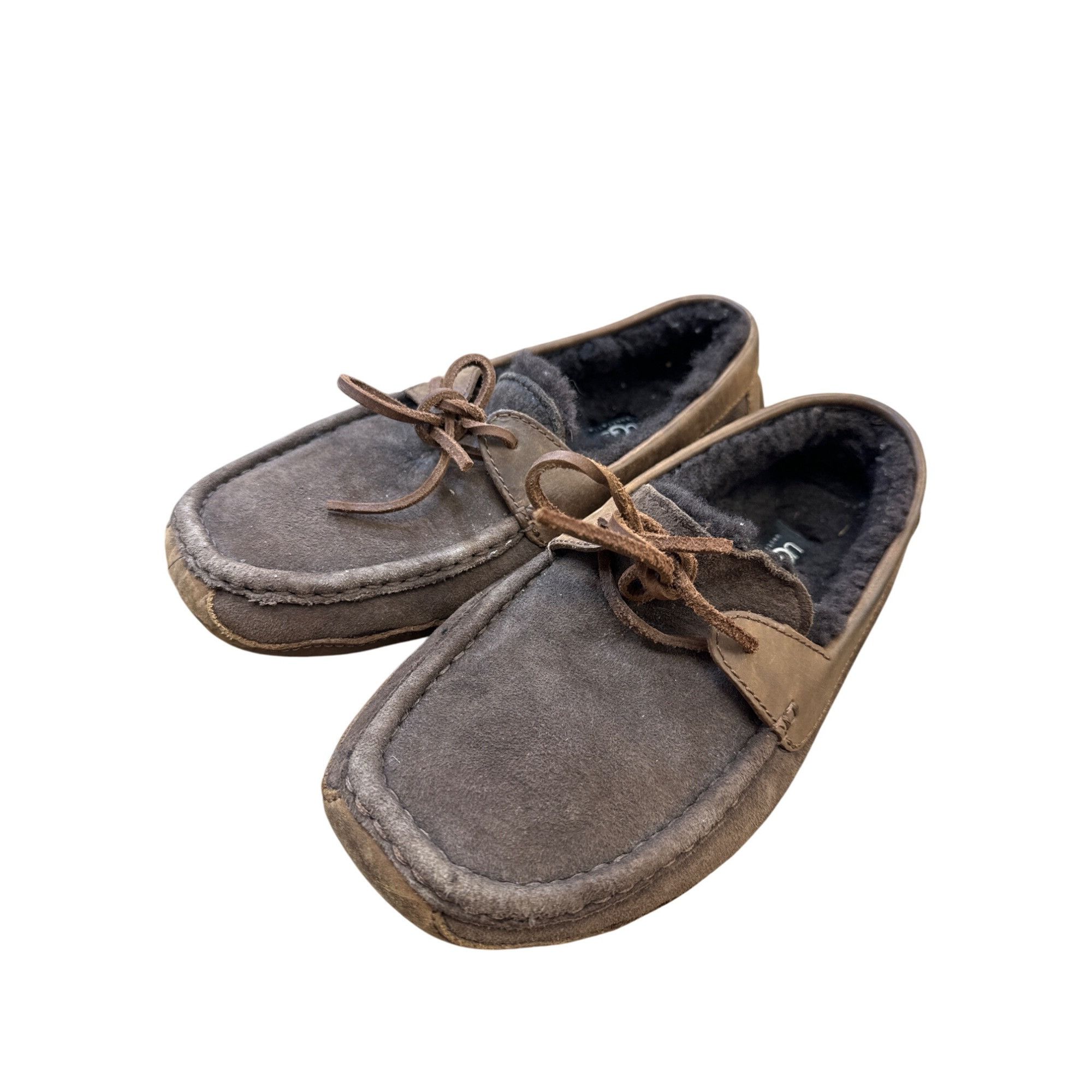 Ugg UGG Mens Brown Suede Moccasins Size 8 SKU 6905 Size US 8 / EU 41 - 9 Thumbnail