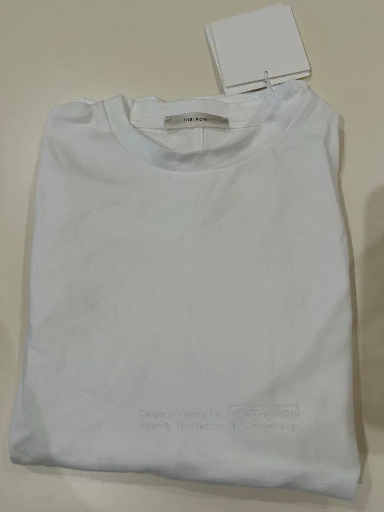 The Row The Row Organic Cotton Short Sleeve Tee Size XS / US 0-2 / IT 36-38 - 5 Thumbnail